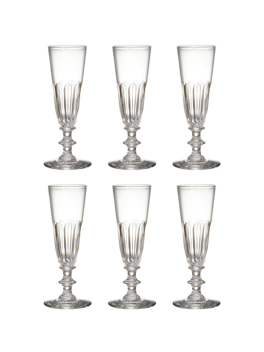 Vintage 1880s French Champagne Flutes Weston Table
