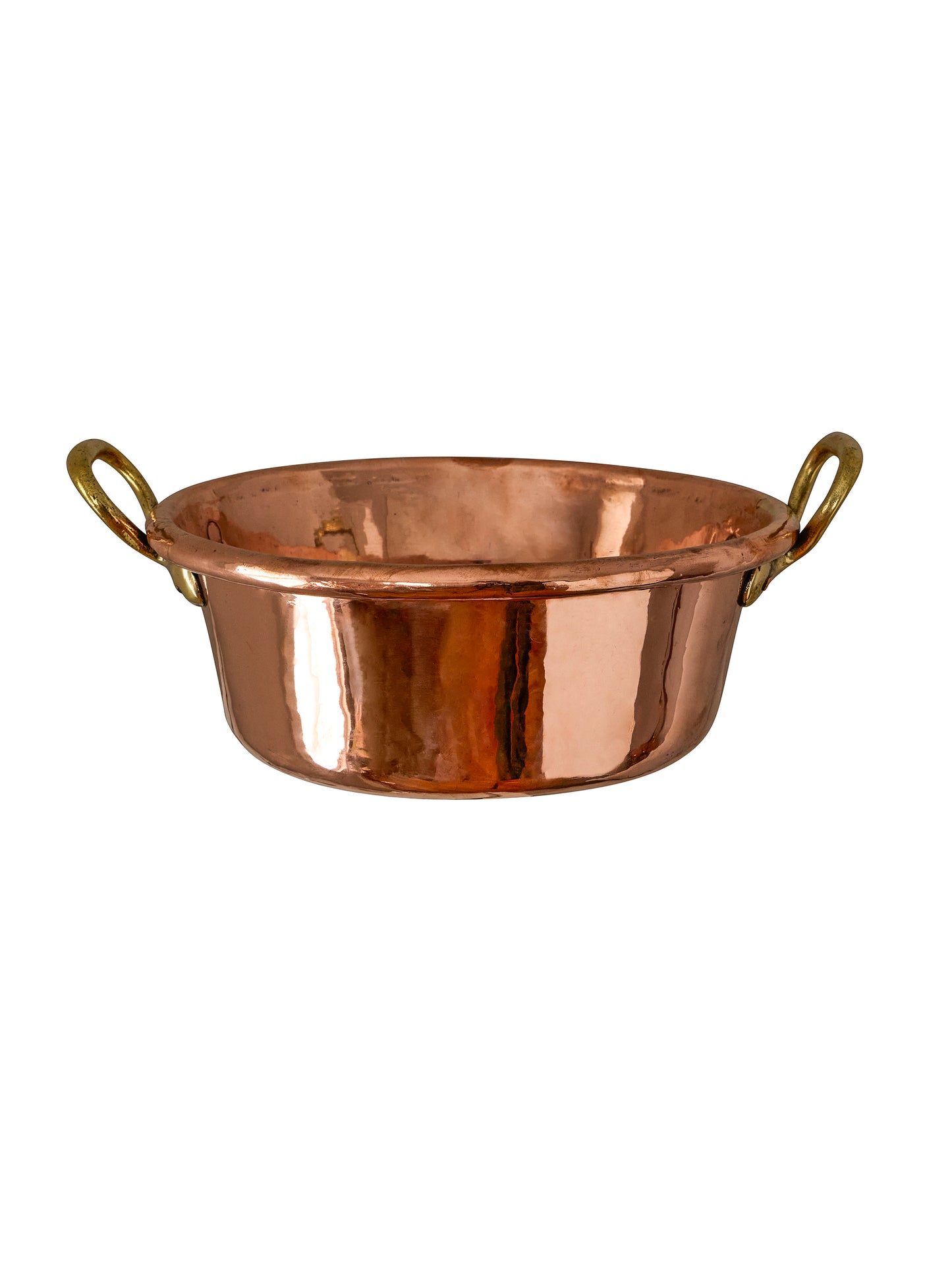 Vintage 1880s Small Copper French Preserve Pan Weston Table