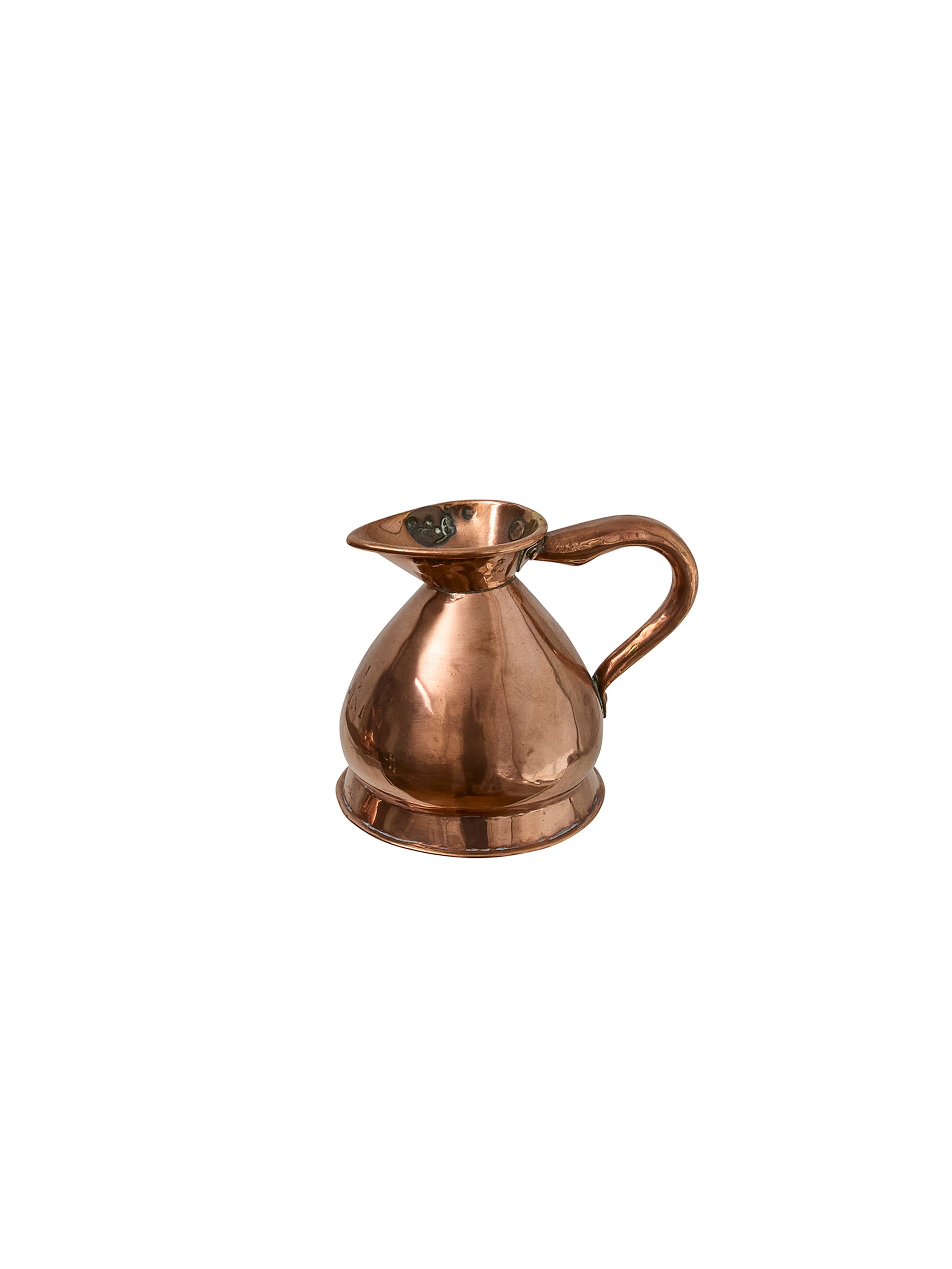 Vintage 1890s Century English Copper Haystack Measure Set Weston Table