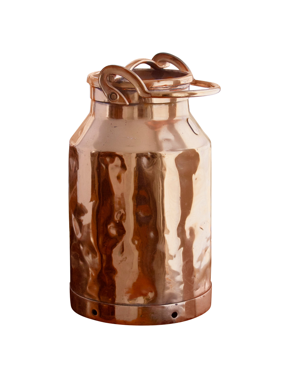 Vintage 1890s Dutch Copper Dairy Can Weston Table