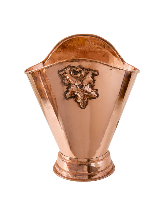 Vintage 1890s French Copper Grape Hod Weston Table