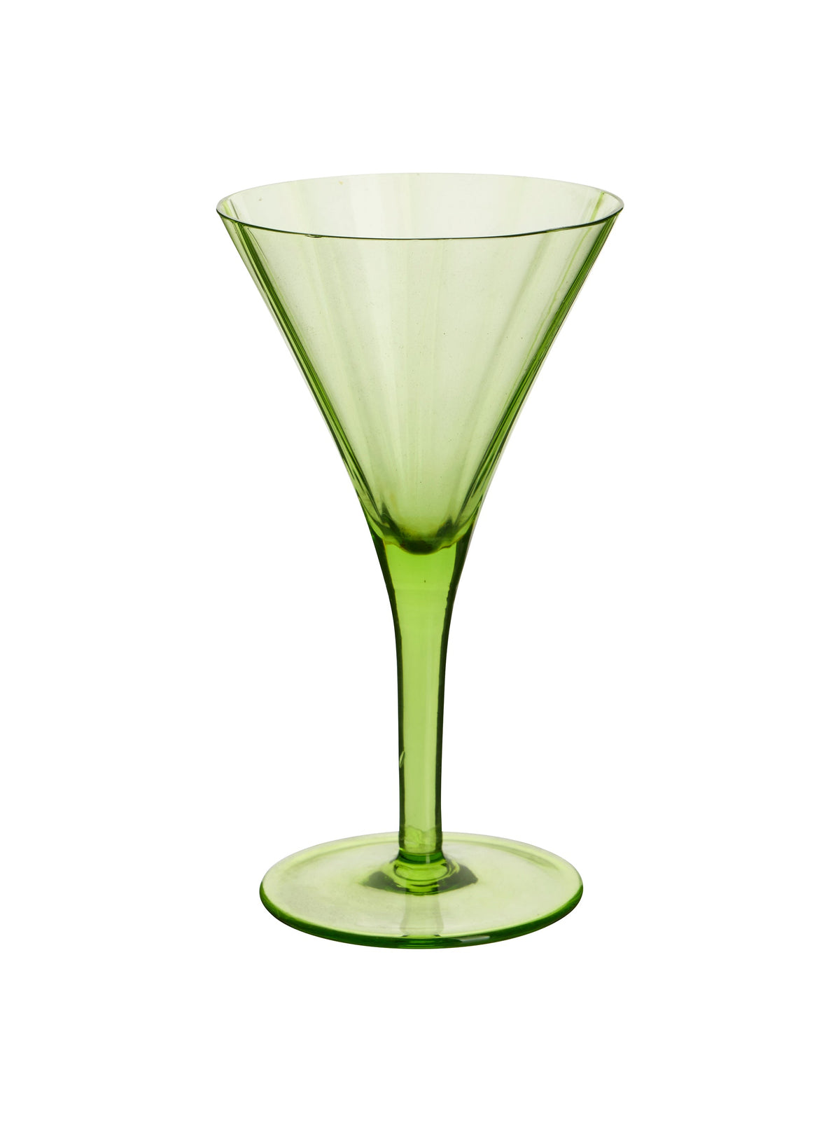 Vintage 1900 Italian Venetian Green Aperitif Glasses Weston Table
