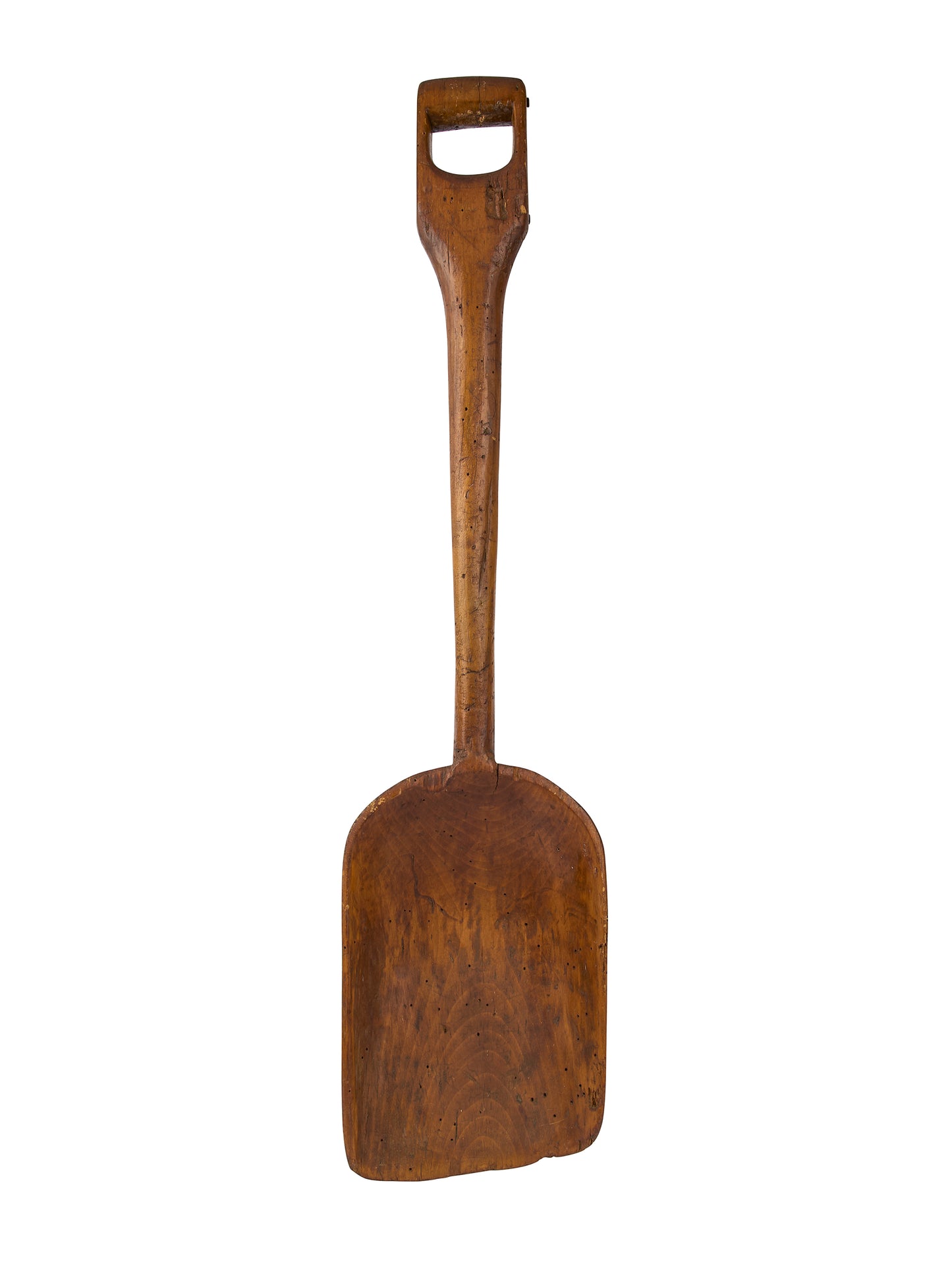 Vintage 1900 Solid Wood Carved Barn Shovel Weston Table