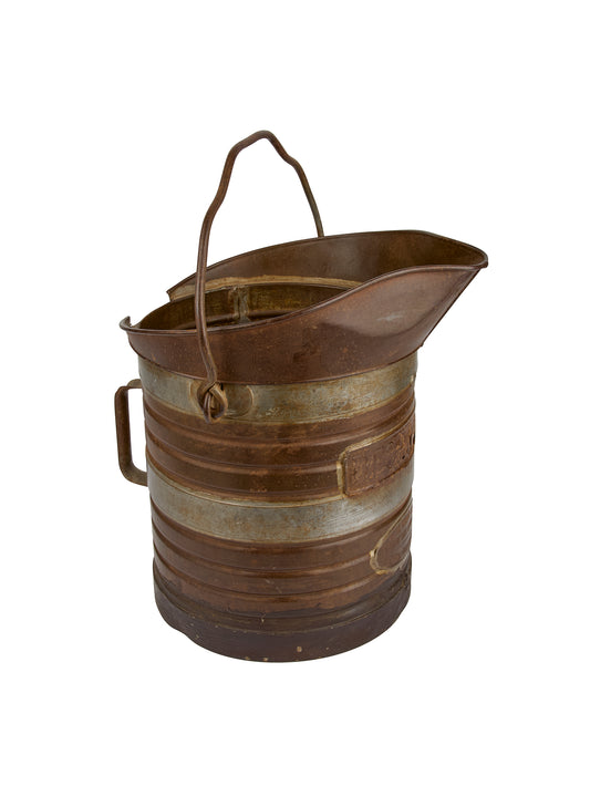 Vintage 1900s French Wine Tole Measure Weston Table