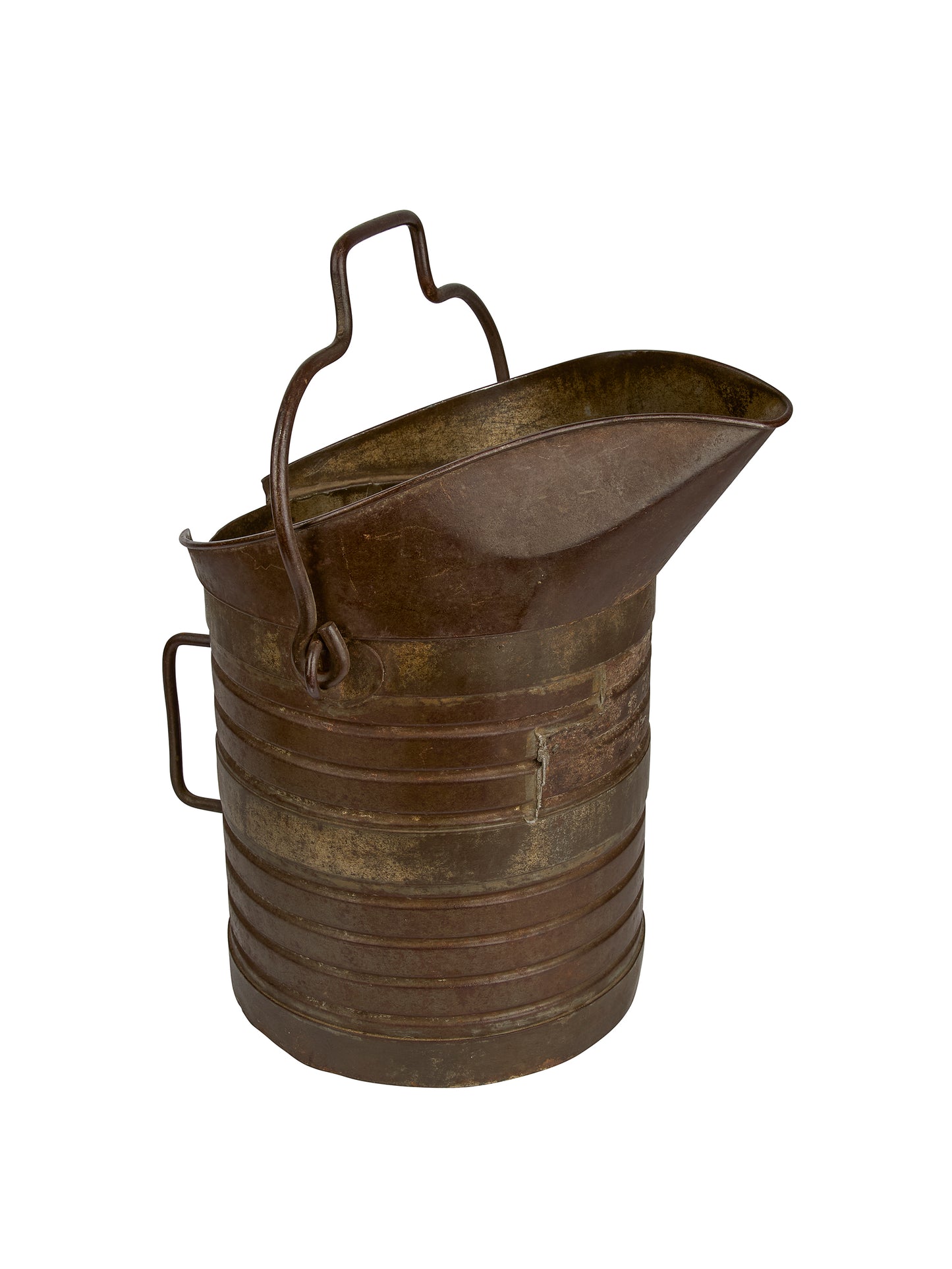 Vintage 1900s French Wine Tole Measure Weston Table