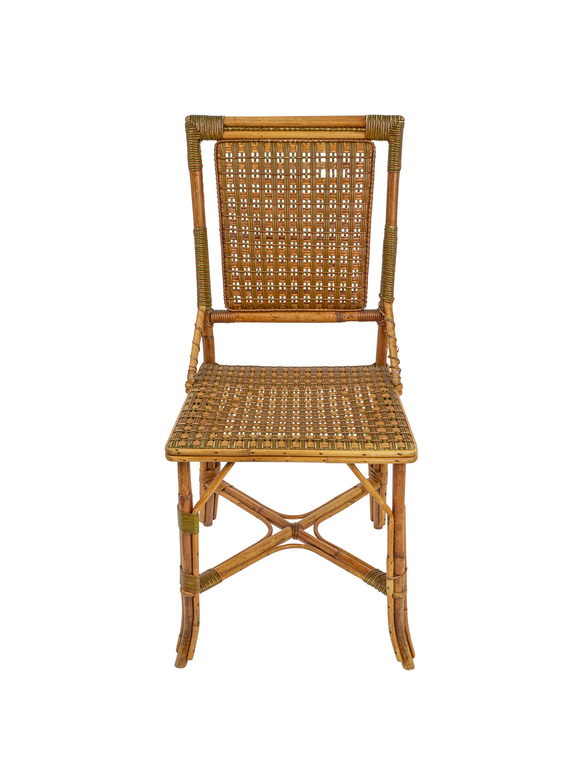 Vintage 1920s French Wicker Table and Chairs Chair Weston Table