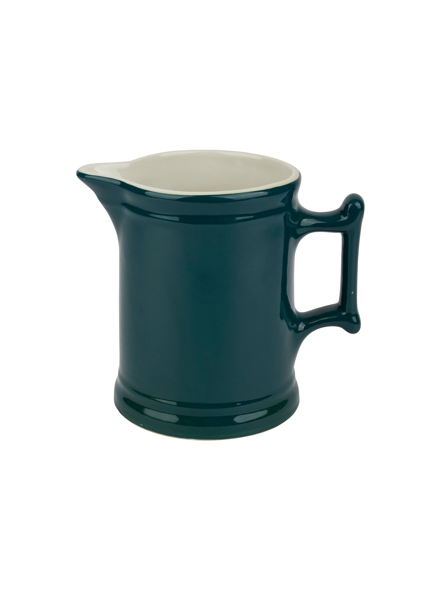 Vintage 1920s Ironstone Teal Pitcher Weston Table