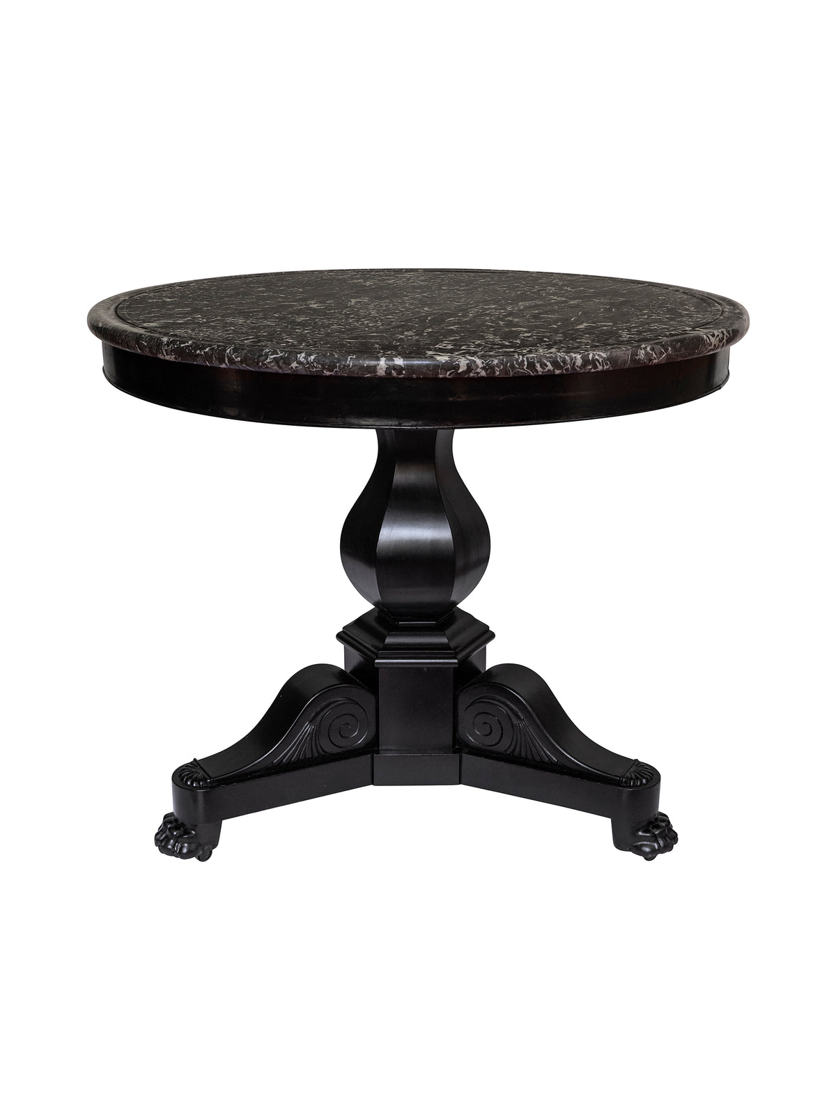 Vintage 1920s Marble Entry Table Weston Table