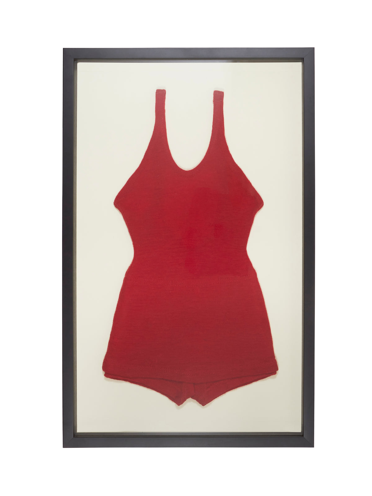 Vintage 1920s Red Baby Bathing Suit Weston Table