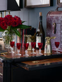 Vintage 1930s Morgantown Red Cordials Weston Table