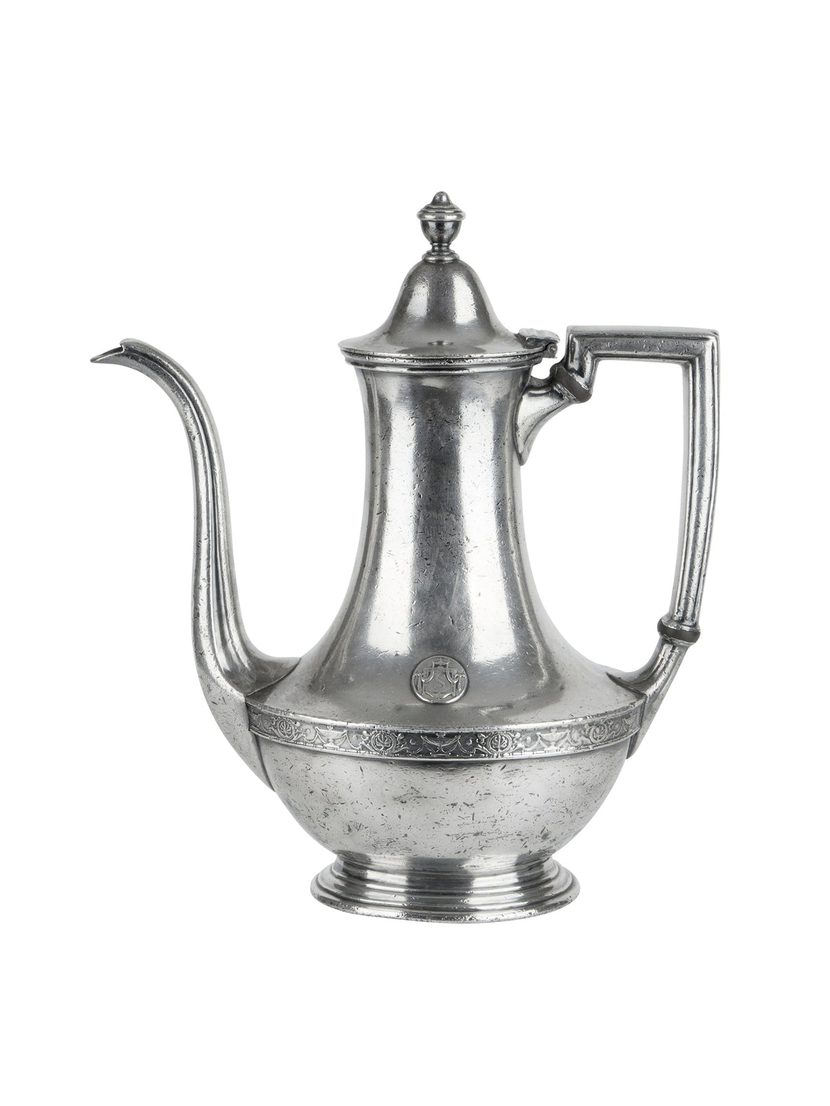 Vintage 1938 Hotel Statler Silver Plated Coffee Pot Weston Table