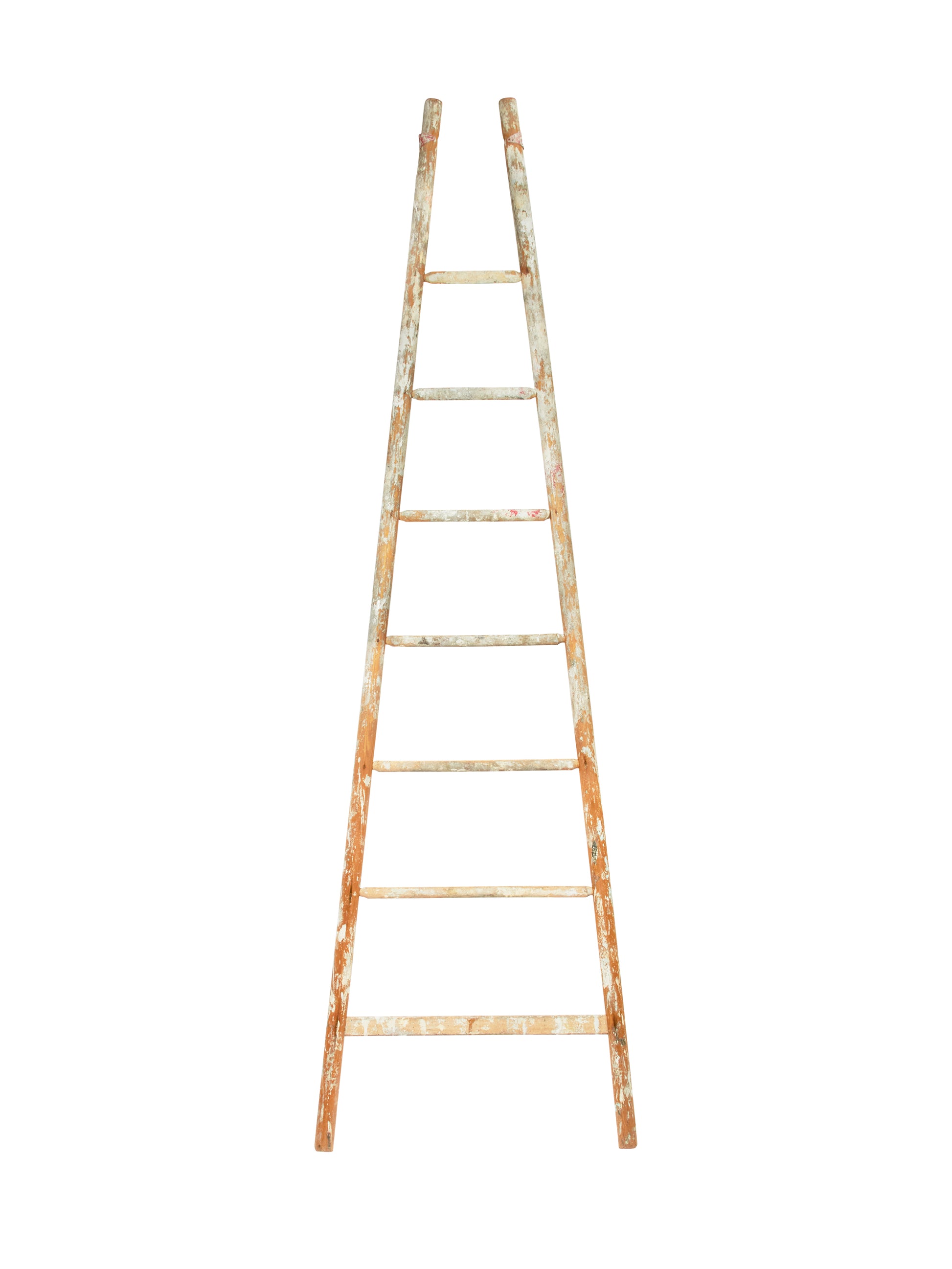 Vintage 1940s American Wood Fruit Picking Ladder Style Six Weston Table