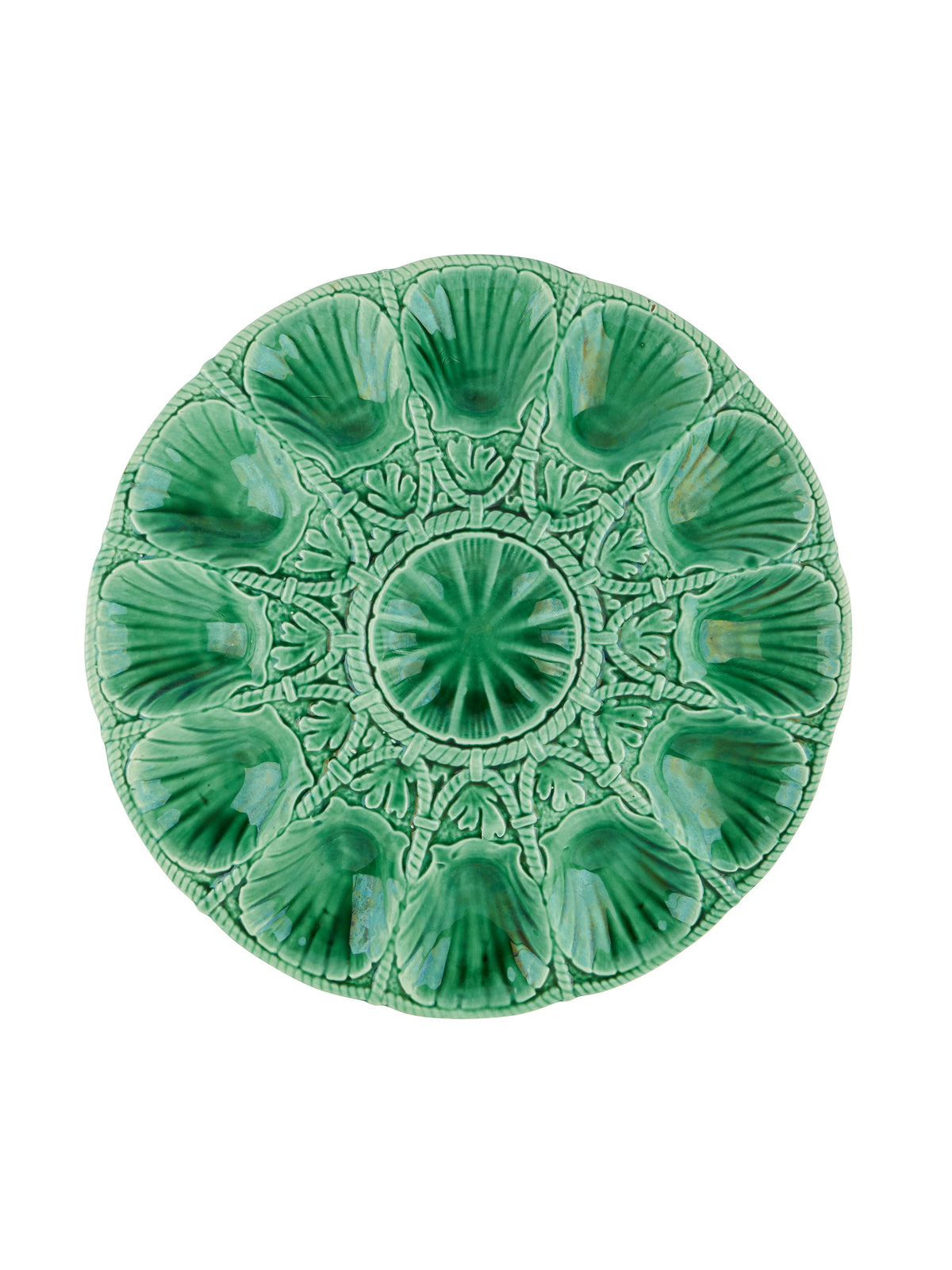 Vintage 1940s Sarreguemines Master Oyster Platter Weston Table