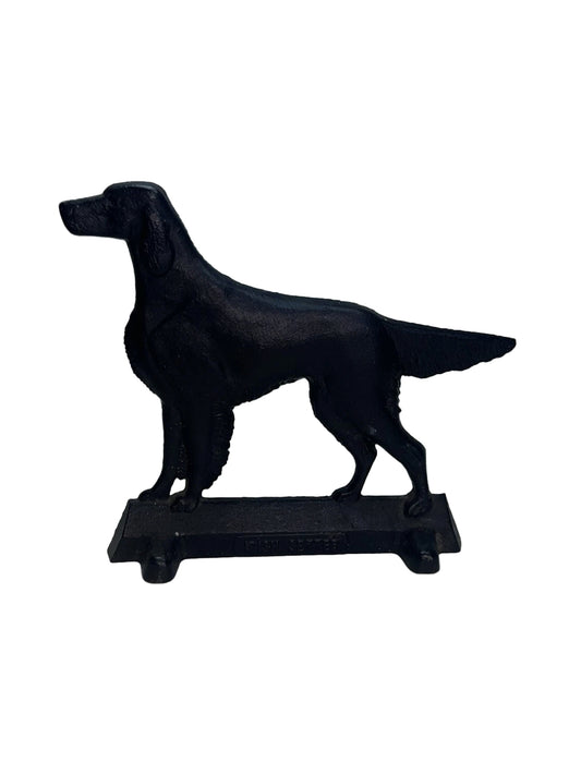Vintage 1949 Hunting Dog Cast Iron Doorstop Weston Table