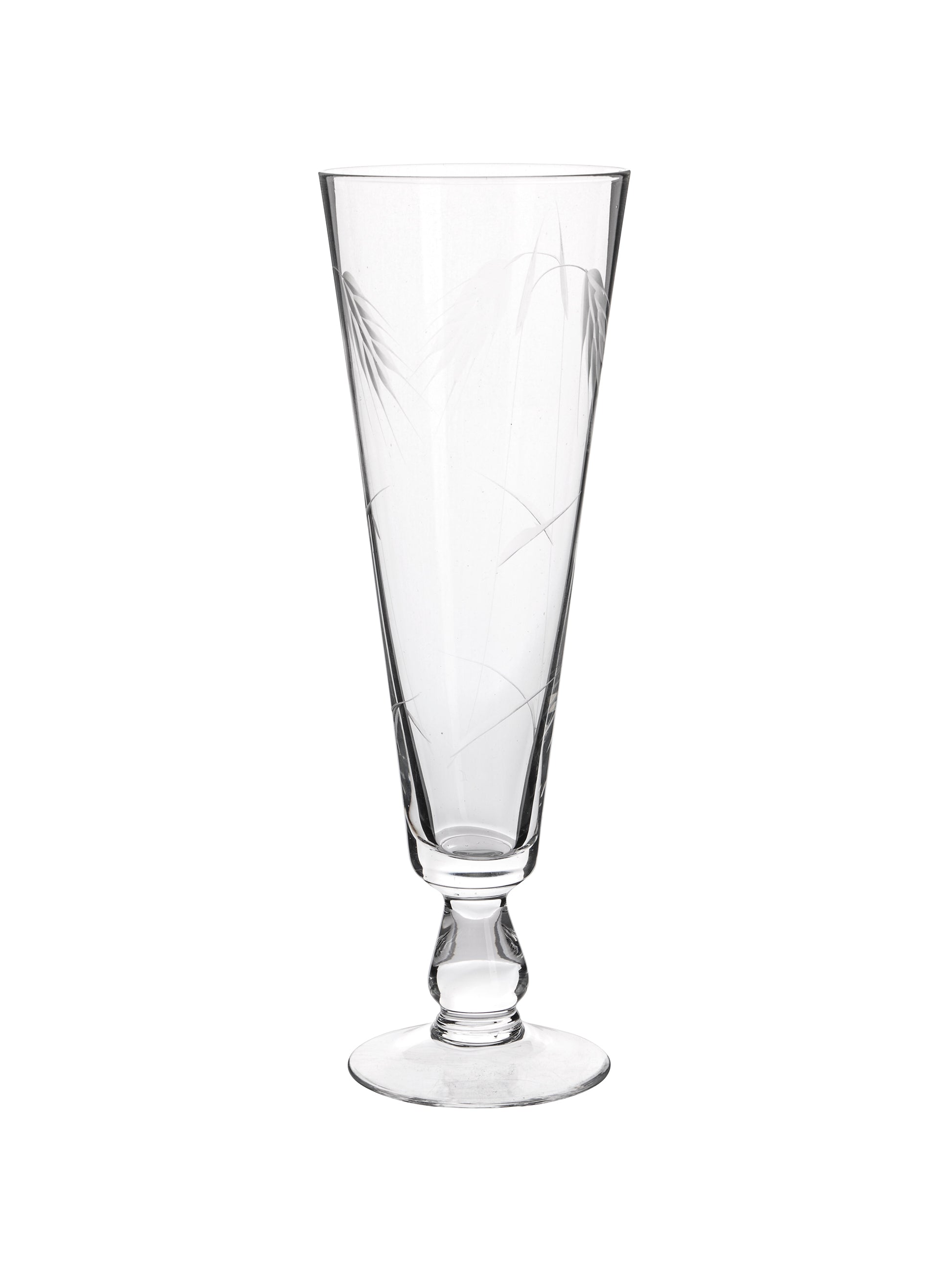 Vintage 1950s Sasaki Wheat Etched Beer Glasses Weston Table