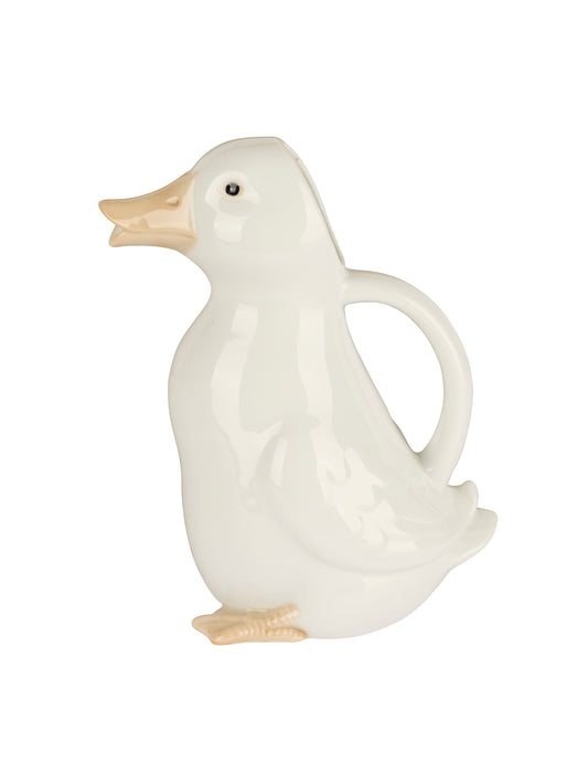 Vintage 1950s White Duck Pitcher Weston Table