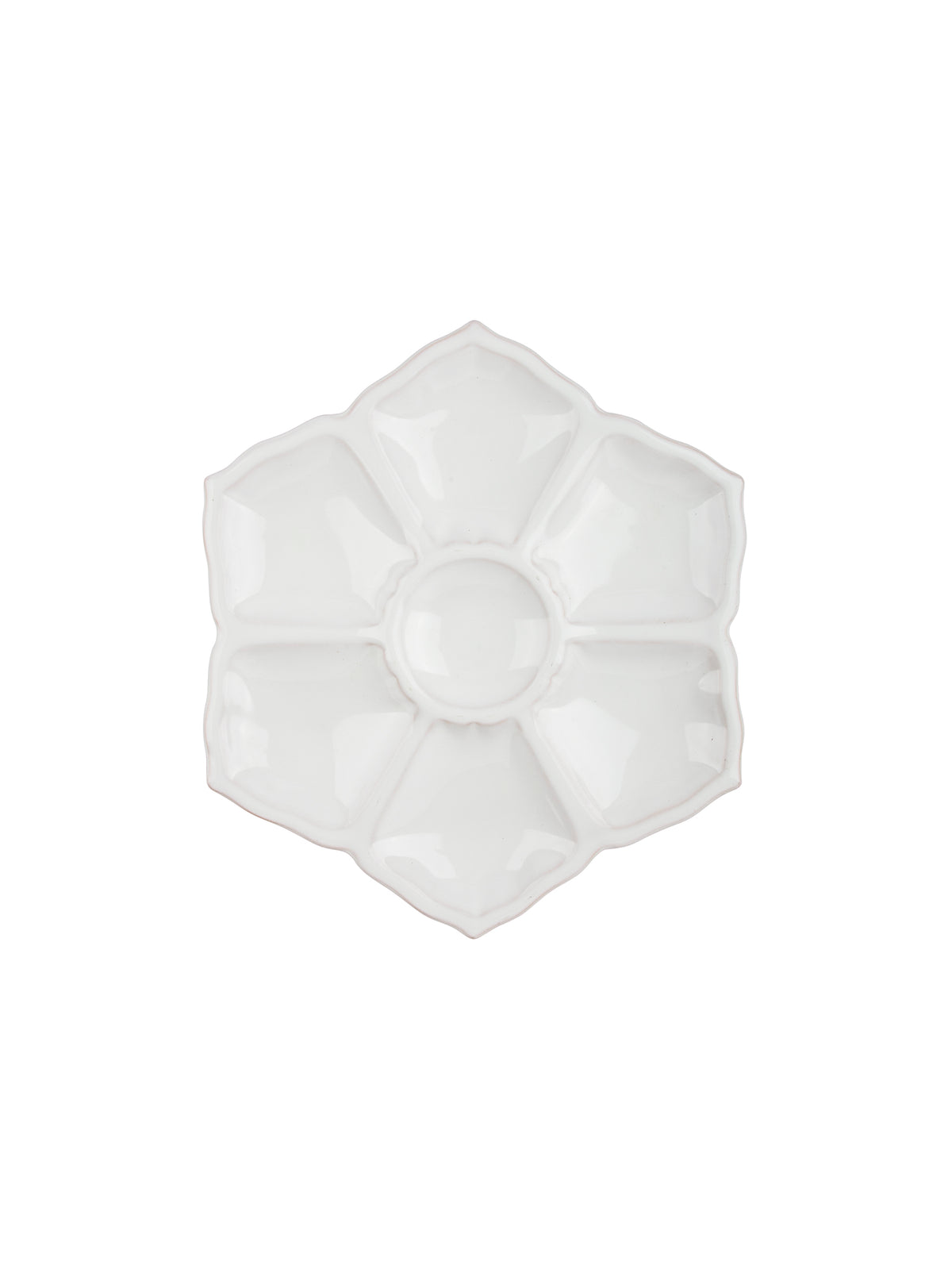 Vintage 1950s White Motton Oyster Plate Weston Table