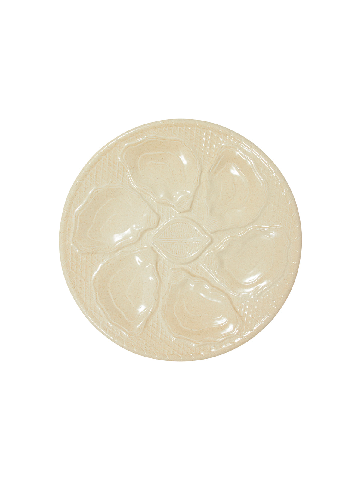 Vintage 1950s Yellow Oyster Plate Weston Table