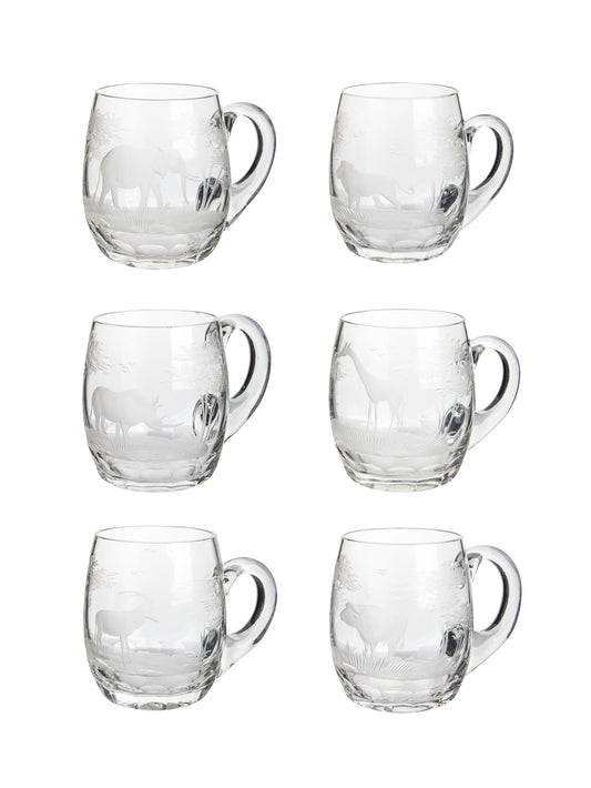 Vintage 1960s Crystal Queen Lace Beer Mug Weston Table