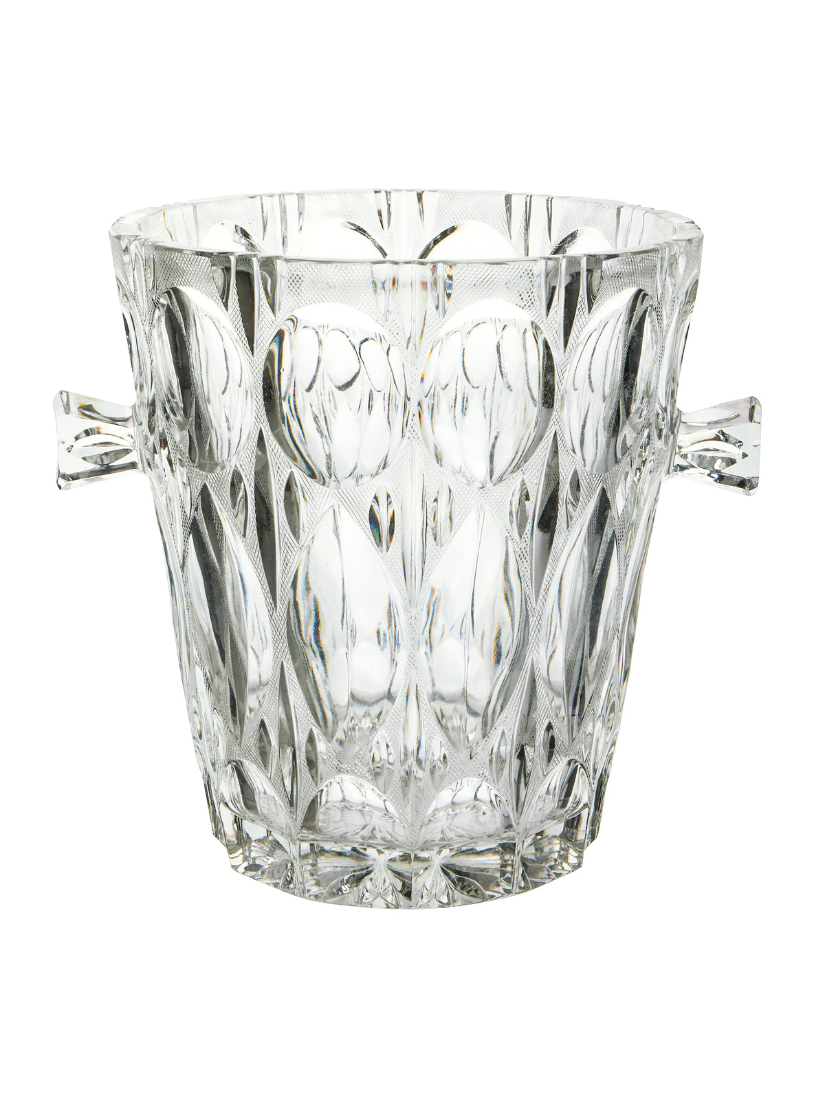 Vintage 1960s German Crystal Champagne Bucket Large Weston Table