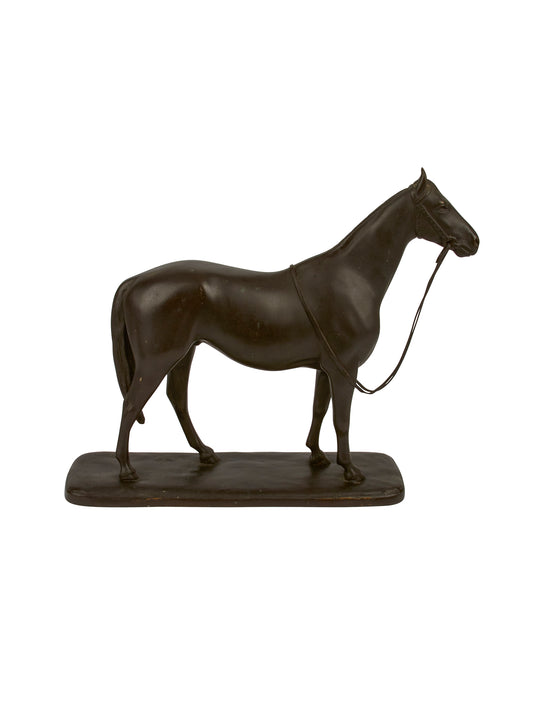 Vintage 1960s Ito Kunio Meiji Emperor's Horse Bronze Sculpture Weston Table