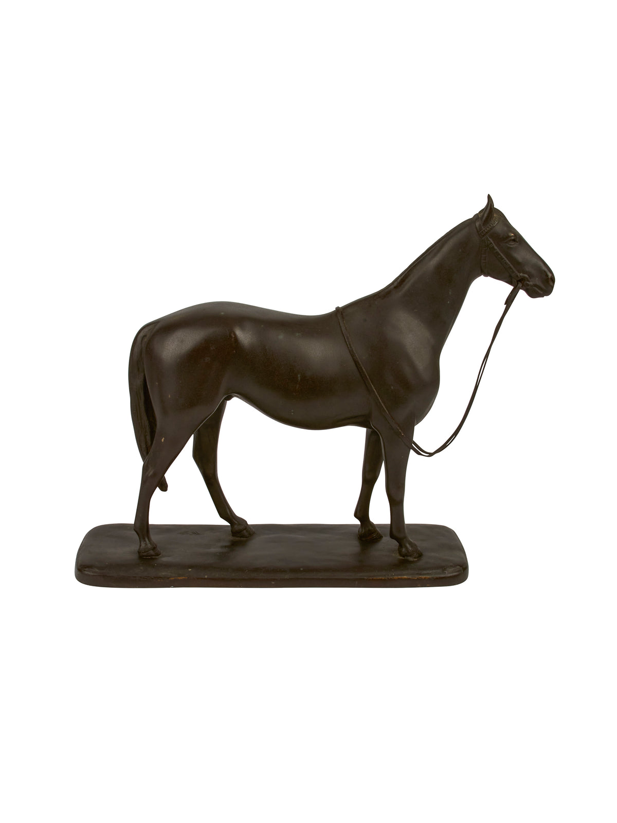 Vintage 1960s Ito Kunio Meiji Emperor's Horse Bronze Sculpture Weston Table