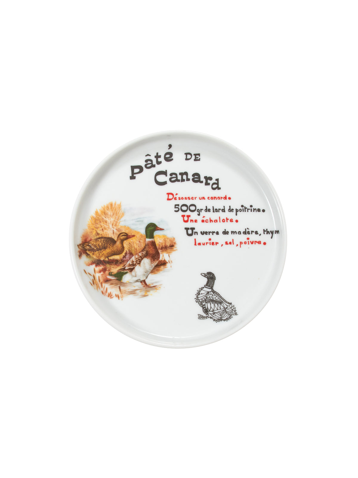 Vintage 1960s L'Hirondelle Pâté Recipe Canape Plates Weston Table