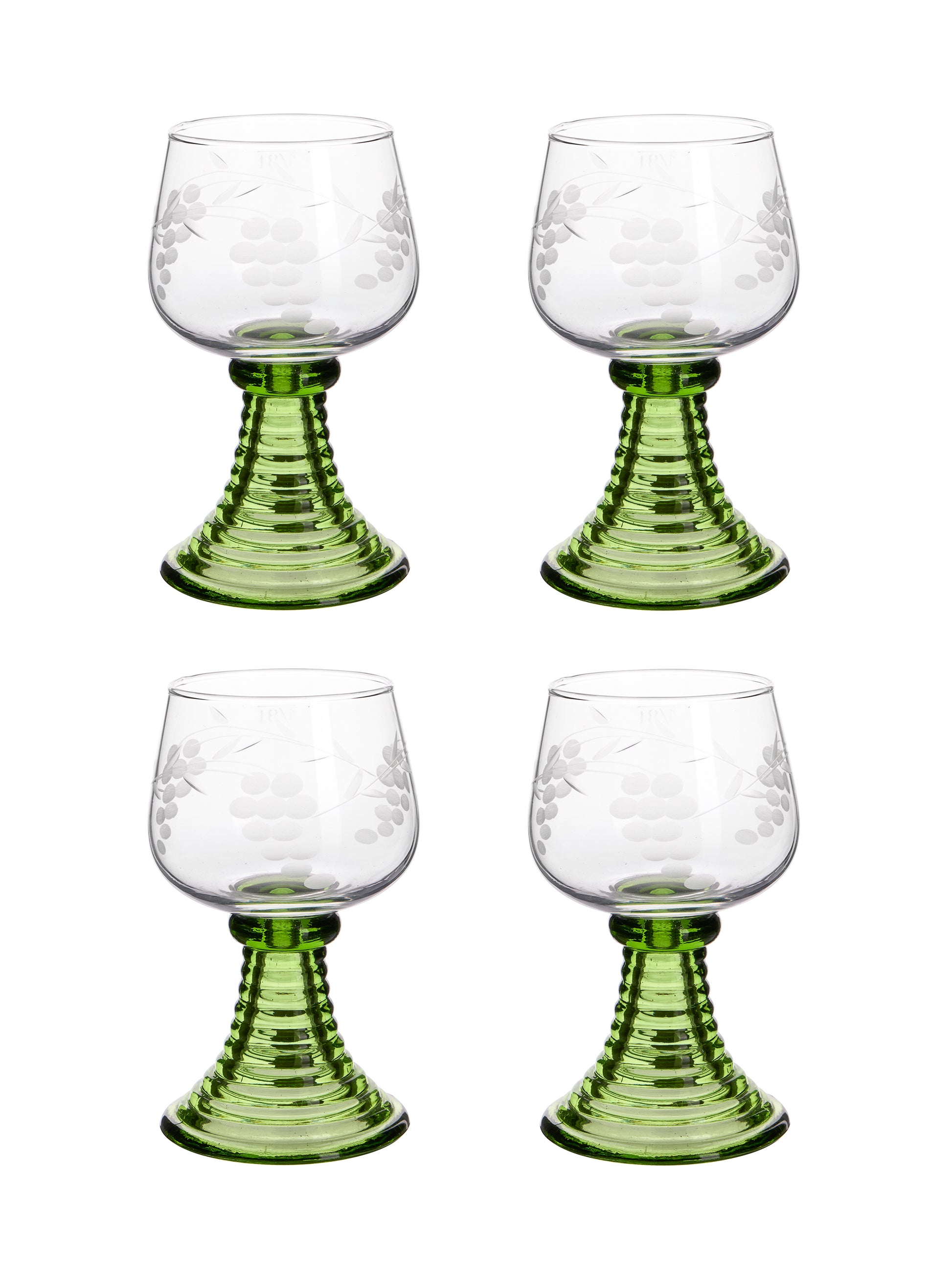 Vintage 1960s Roemer Beehive White Wine Glasses Weston Table