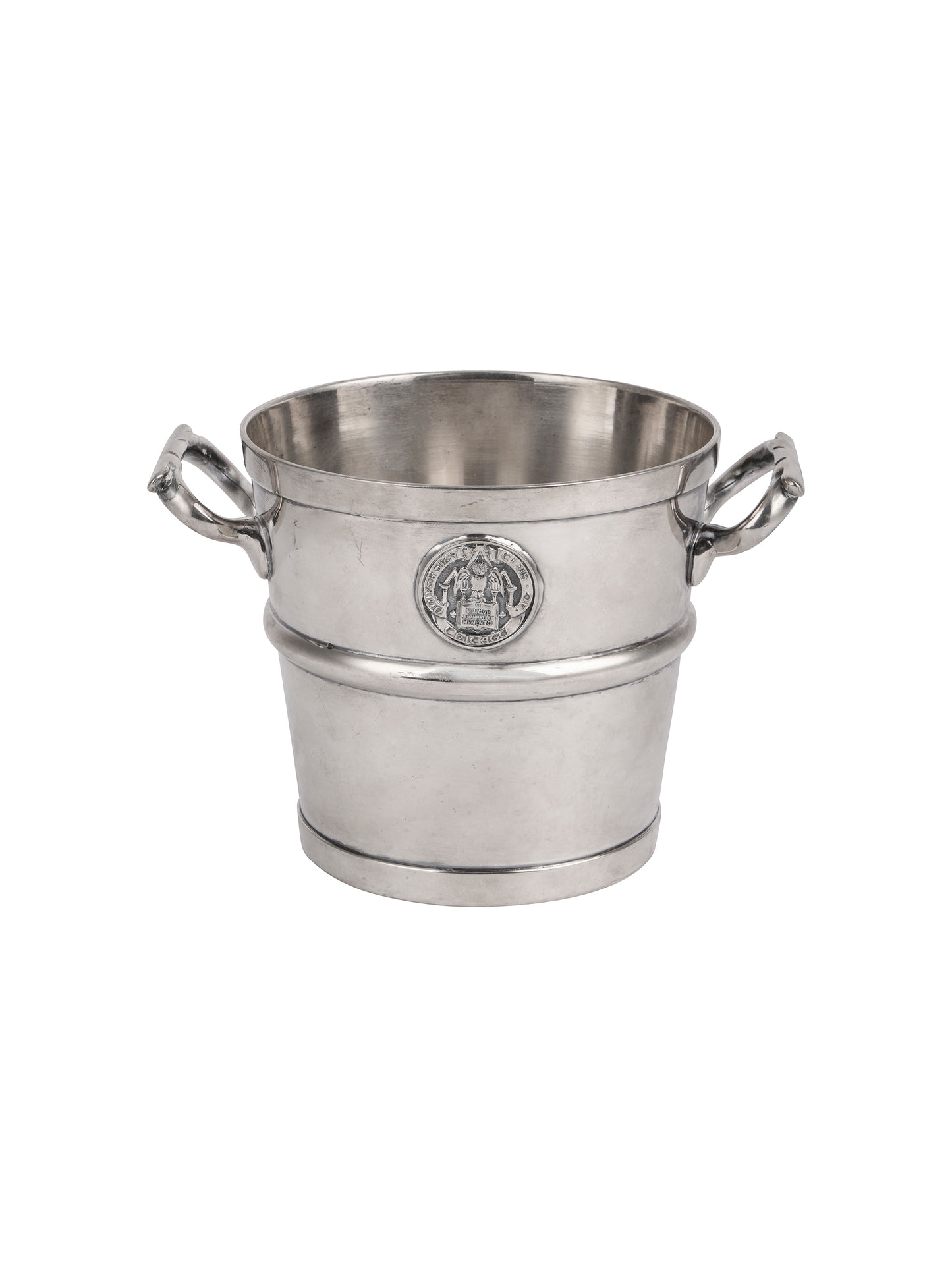 Vintage 1960s University Club of Chicago Ice Bucket Weston Table