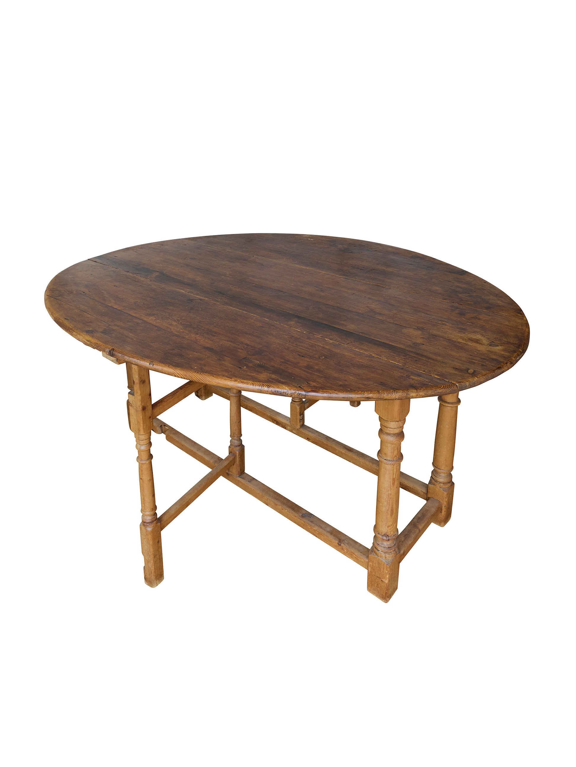 Vintage 19th Century English Oval Gateleg Table Weston Table