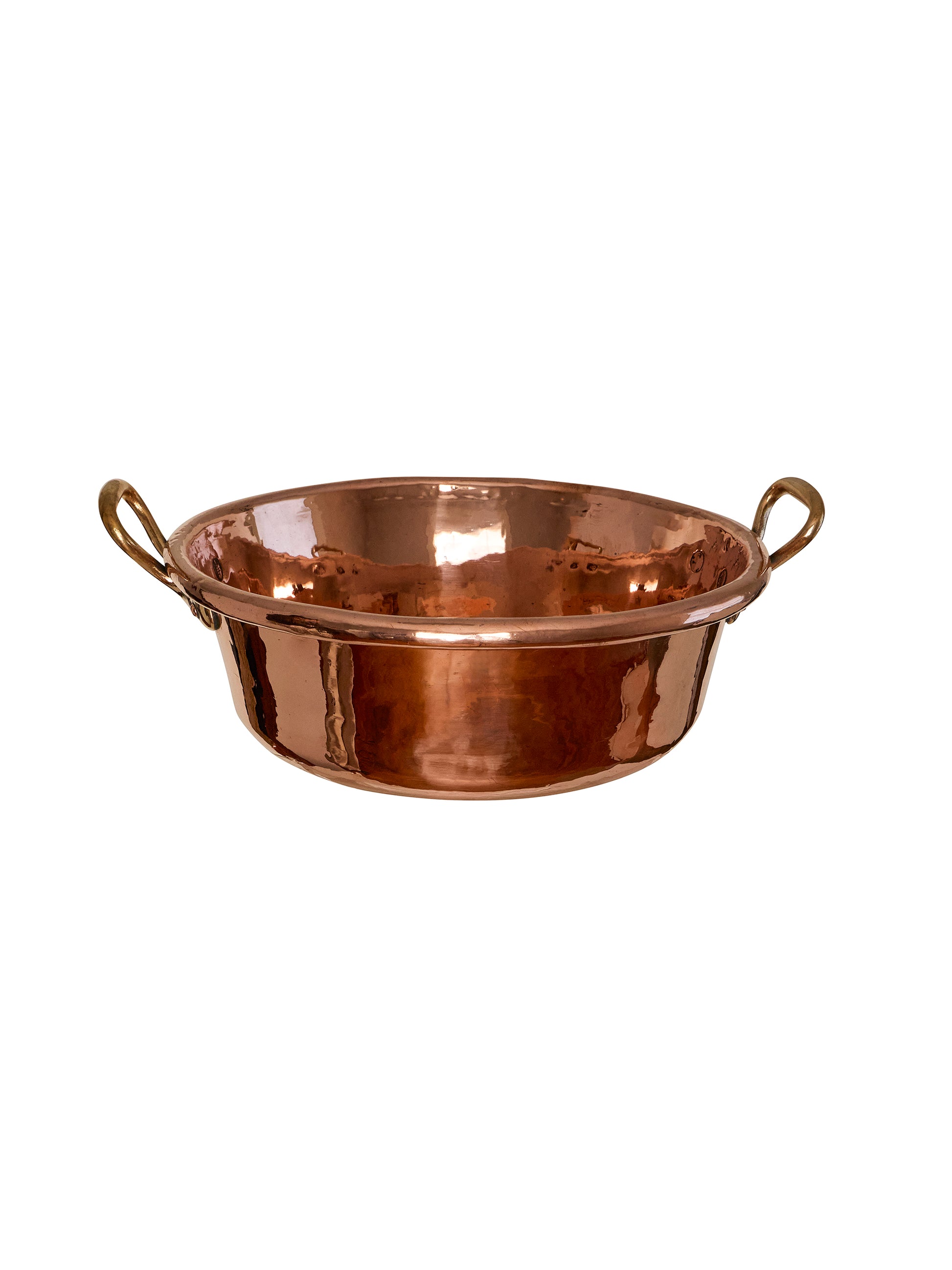 Vintage 19th Century French Copper Preserve Pan Weston Table