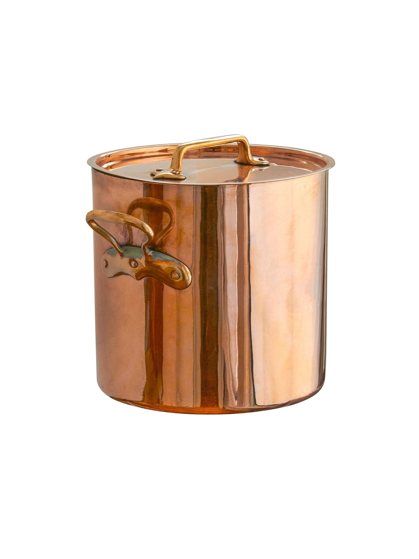 Vintage 19th Century Large French Copper Stockpot Weston Table