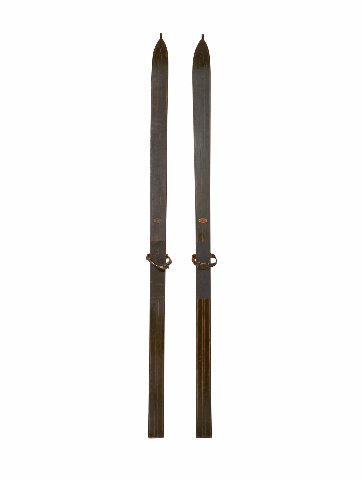 Vintage American Wooden Downhill Skis