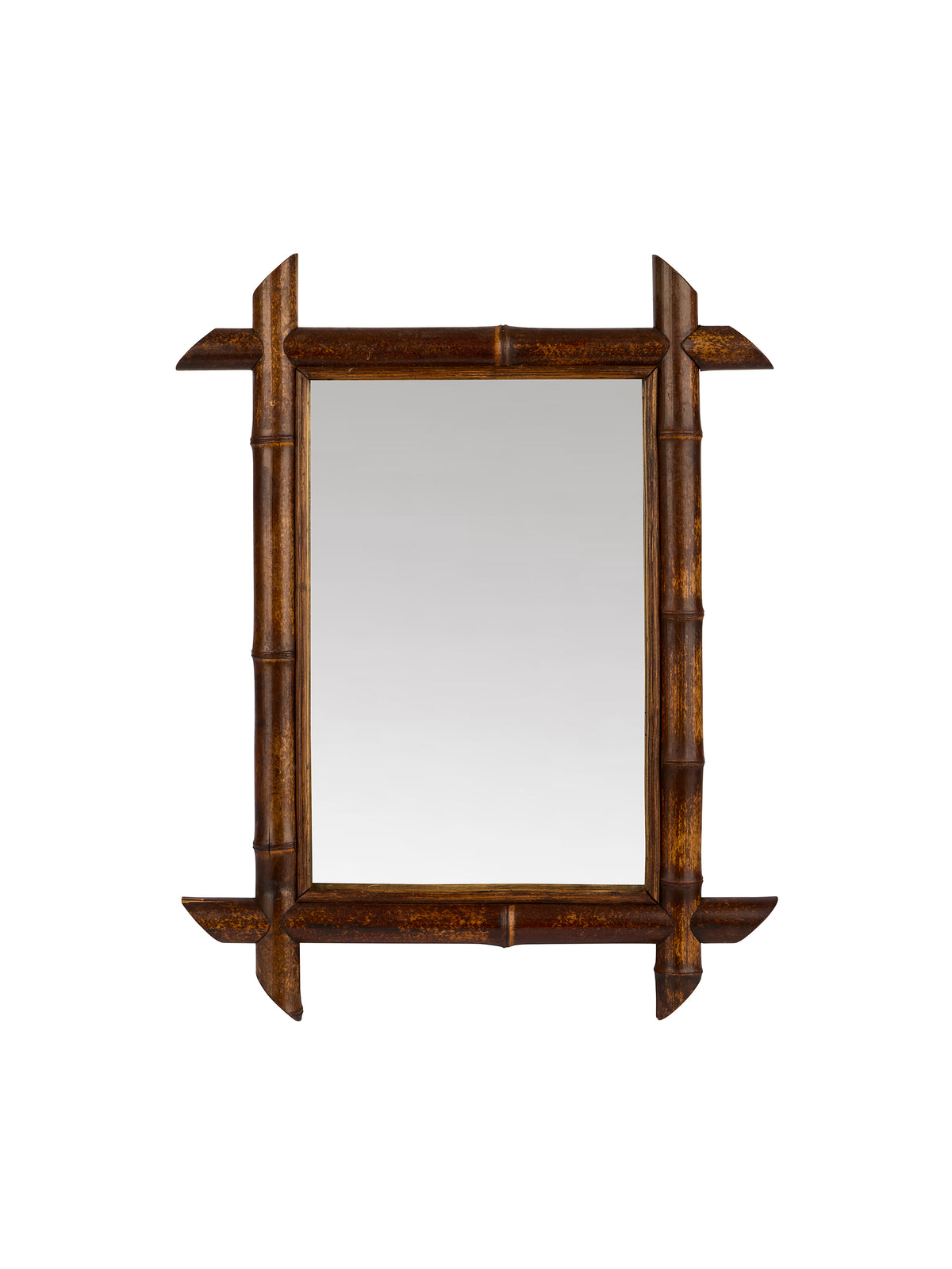 Vintage Bamboo Mirror Style Five Weston Table