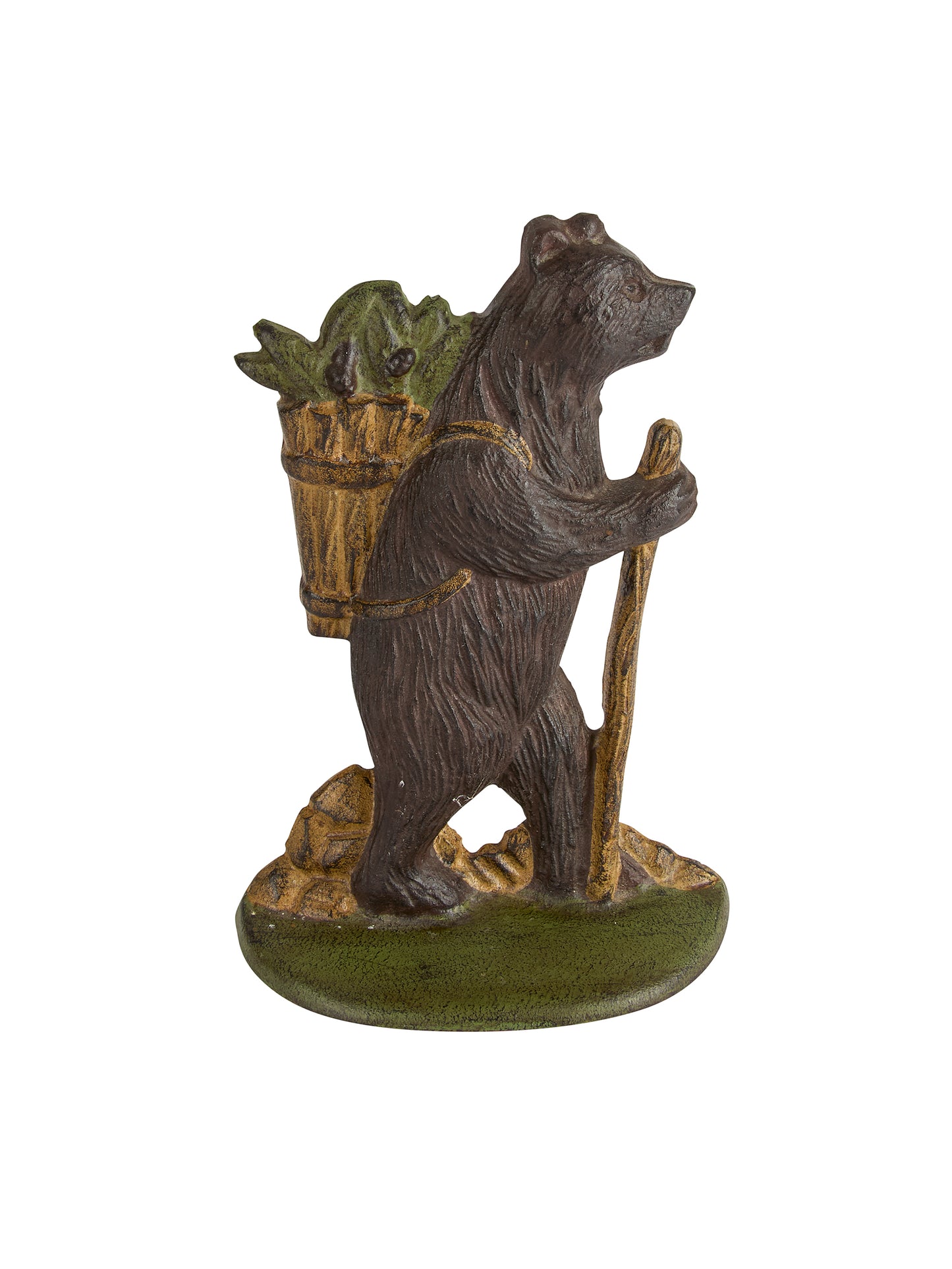 Vintage Bear Cast Iron Doorstop Weston Table