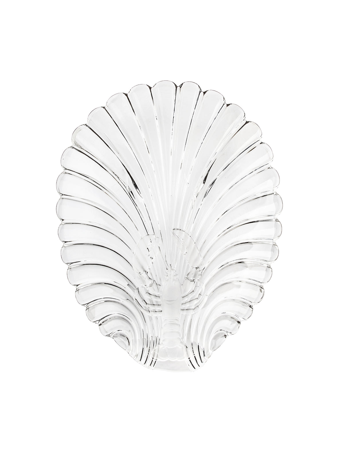 Vintage Belgian Glass Lobster Platter Weston Table