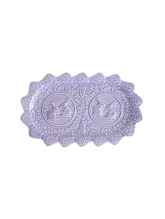 Vintage Bordallo Pinheiro Rabbit Platter Weston Table