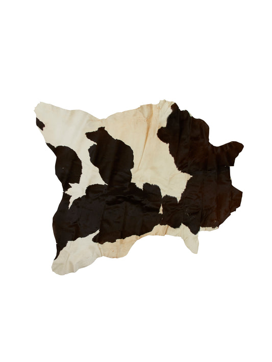 Vintage 1960s Brazilian Black and White Cow Hide Weston Table