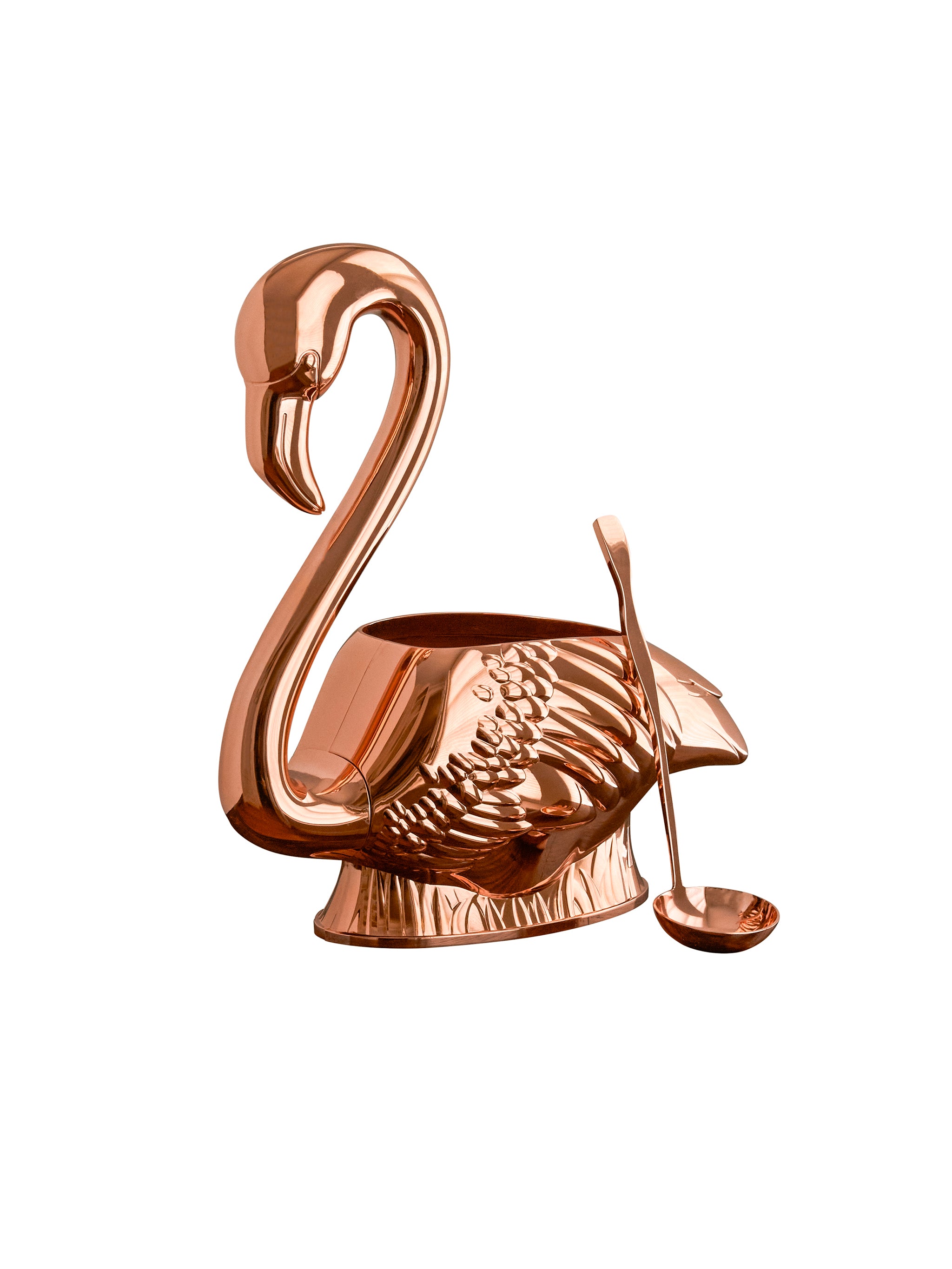 Vintage Copper Flamingo Wine Chiller | Champagne, Ice & Wine