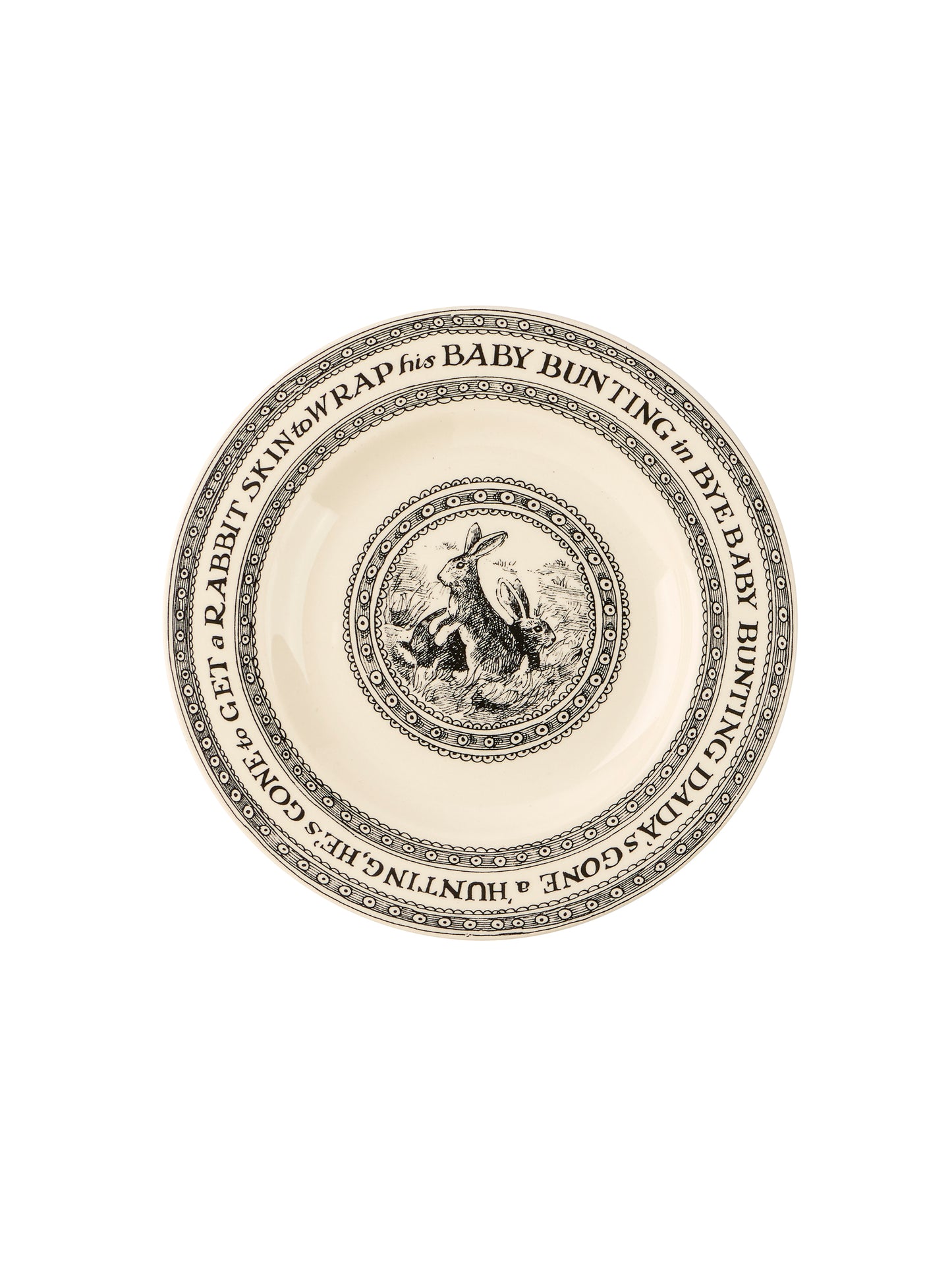 Vintage Emma Bridgewater Bye Baby Bunting Plate Weston Table