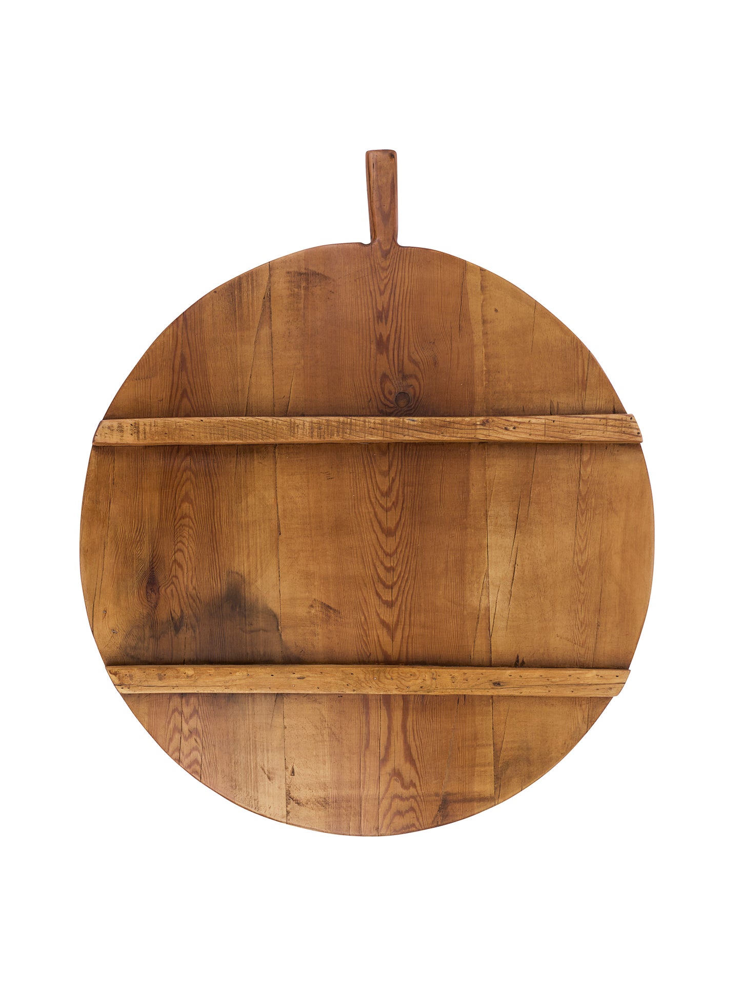 Vintage English Large Round Bread Board Weston Table