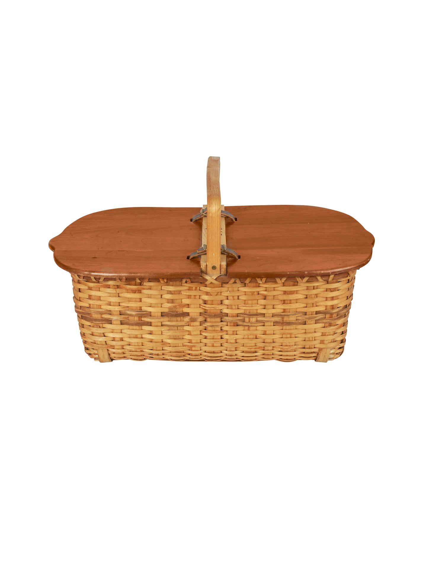 Vintage Grand Lake Stream Shore Lunch Basket Weston Table