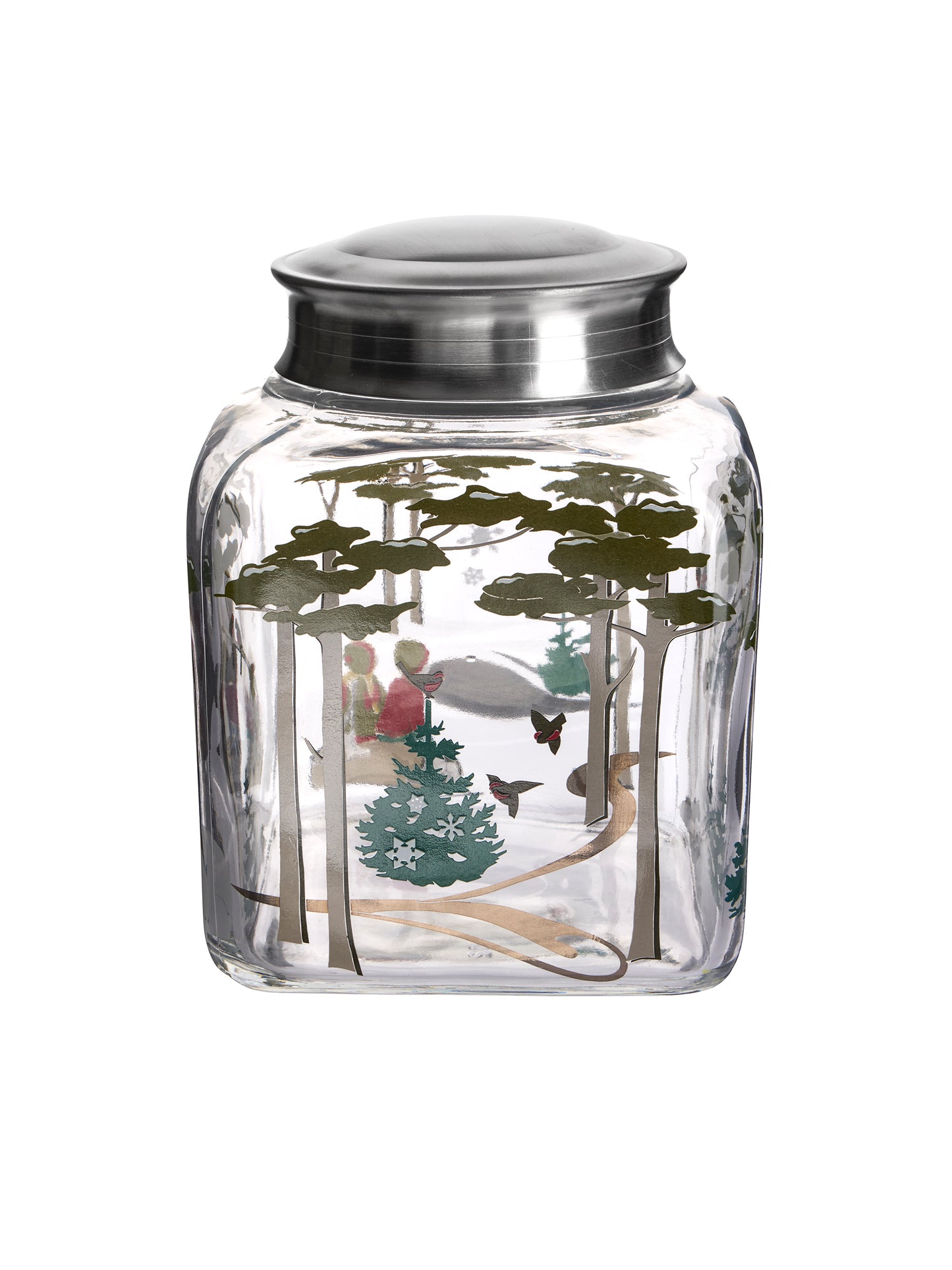 Vintage Holmegaard Christmas Cookie Jar Weston Table