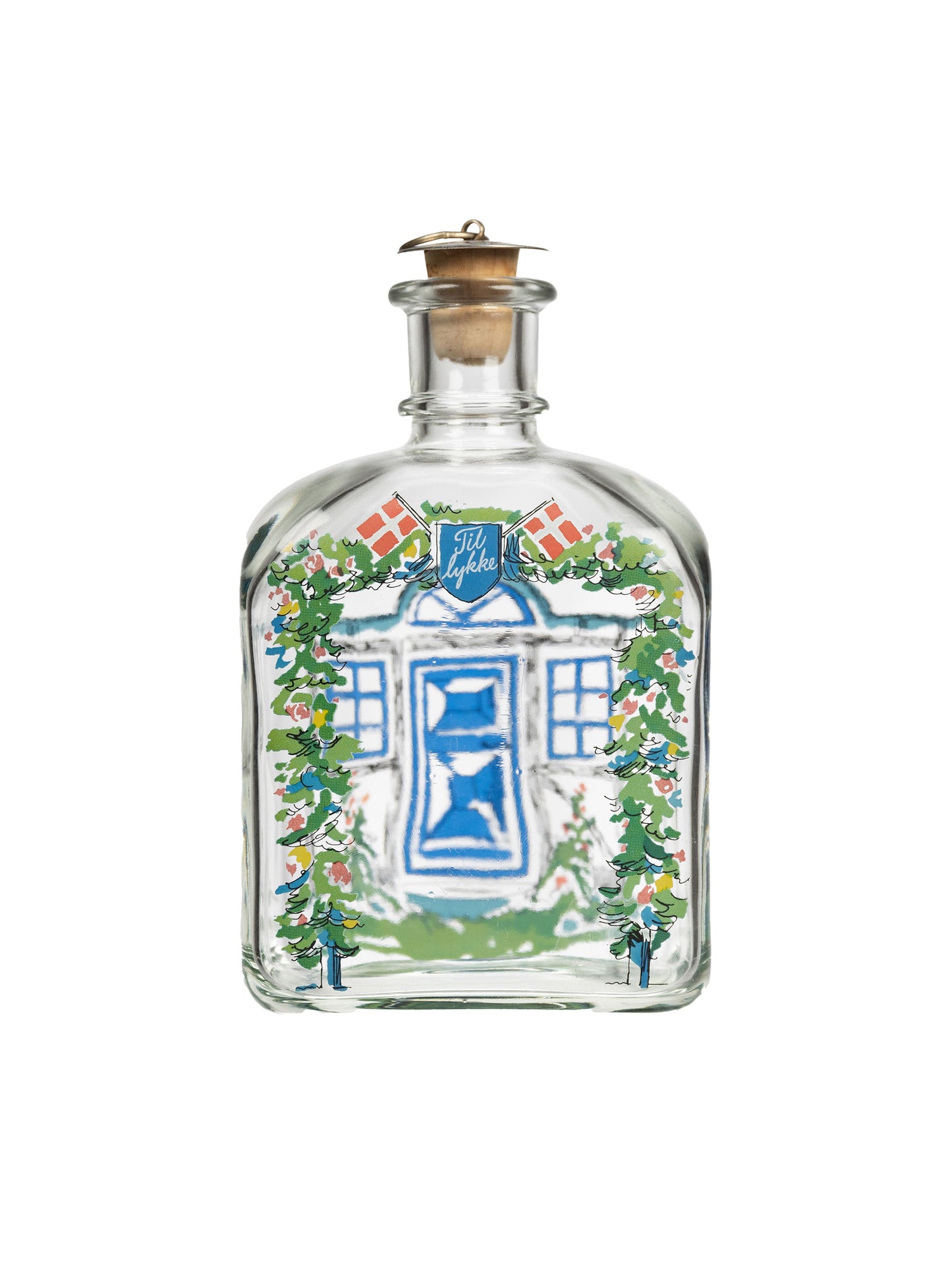 Vintage Holmegaard Celebration Glass Decanter