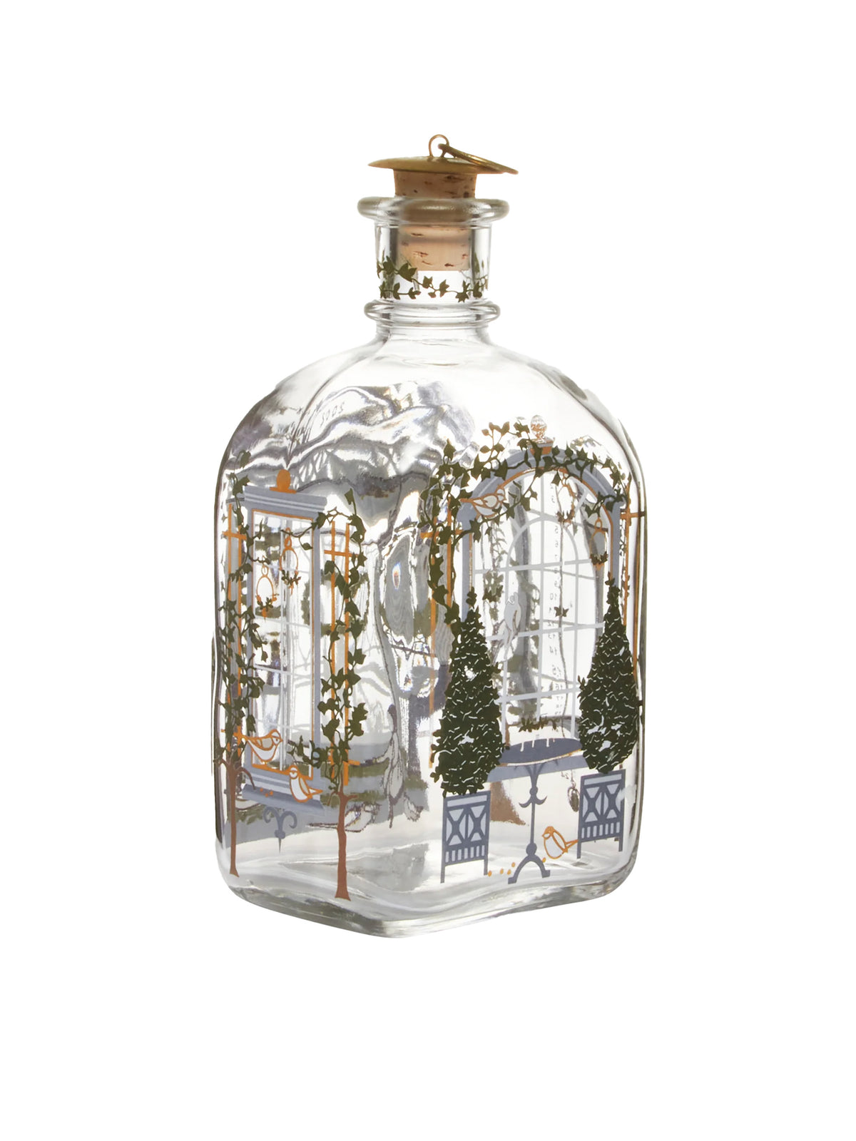 Vintage Holmegaard Feeding the Birds Decanter Weston Table