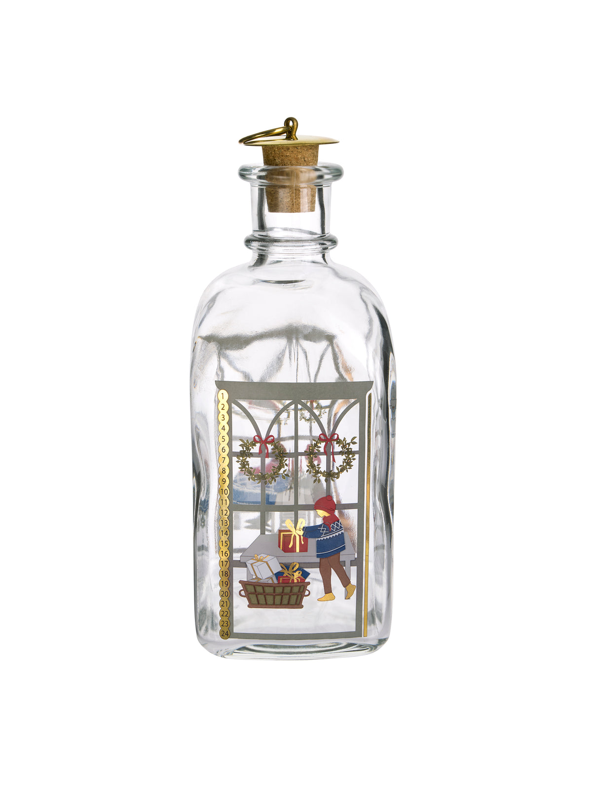 Vintage Holmegaard Holiday Baking Glass Decanter