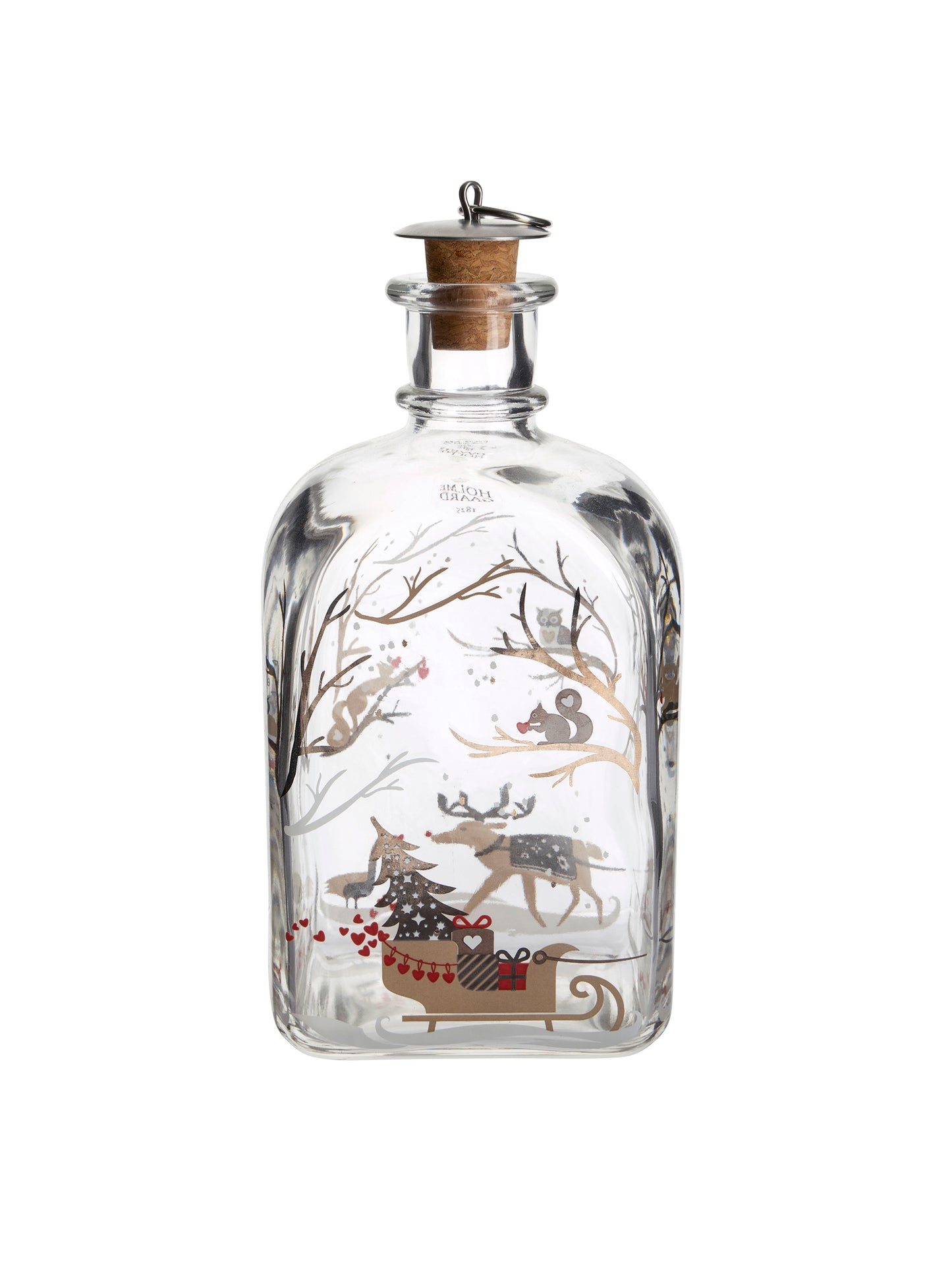 Vintage Holmegaard Reindeer and Sleigh Decanter Weston Table