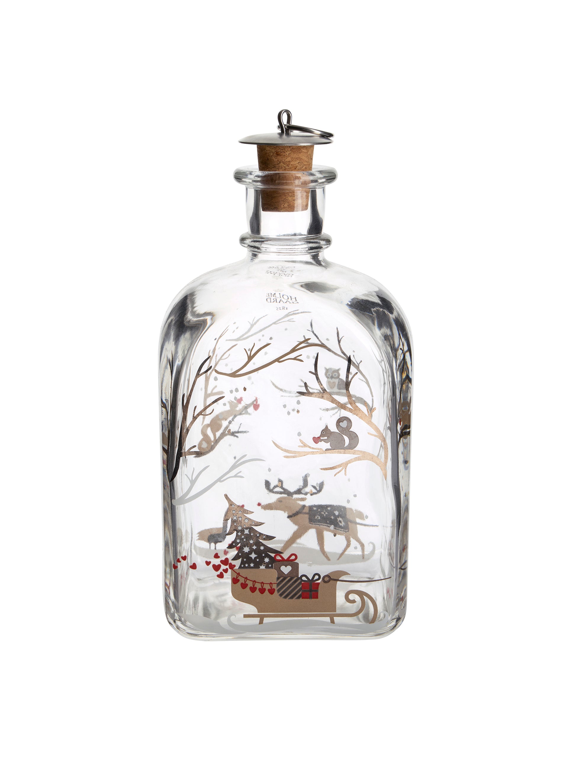 Vintage Holmegaard Reindeer and Sleigh Decanter Weston Table