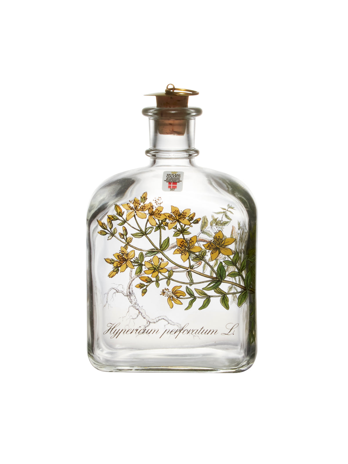 Vintage Holmegaard St. John's Wort Glass Decanter Weston Table
