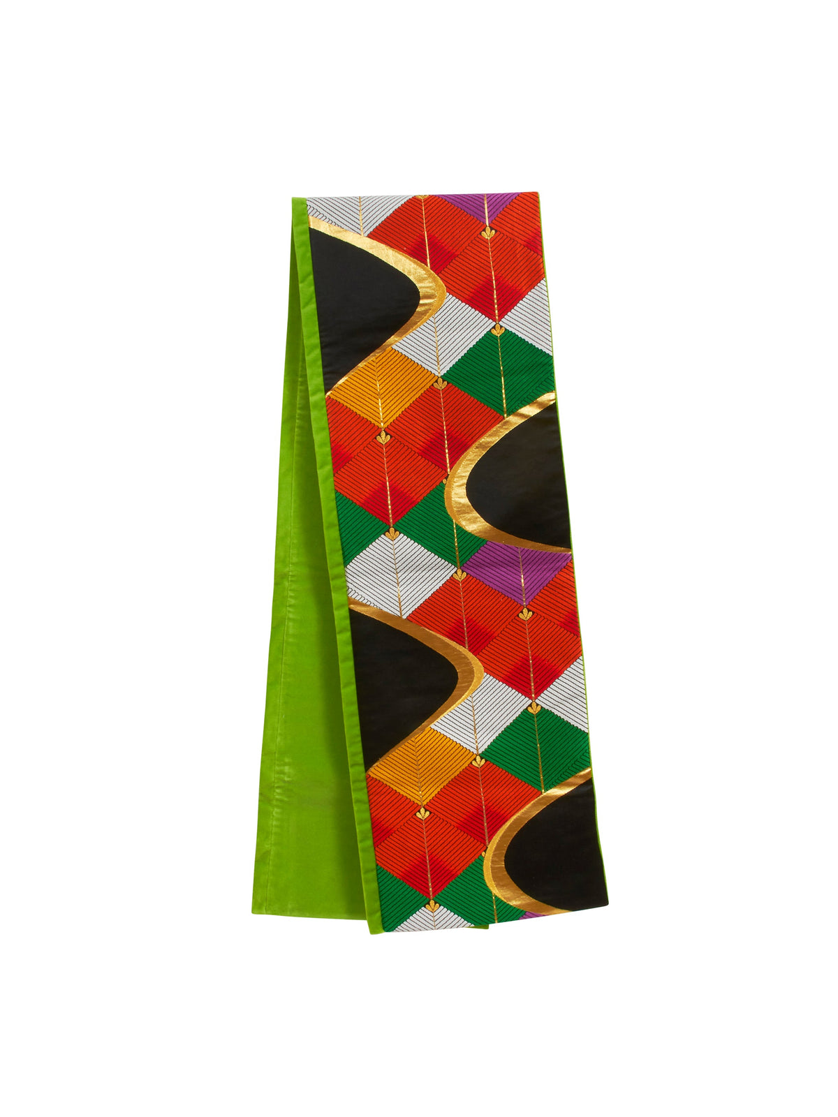 Vintage Japanese Geometric Kimono Wrap Weston Table